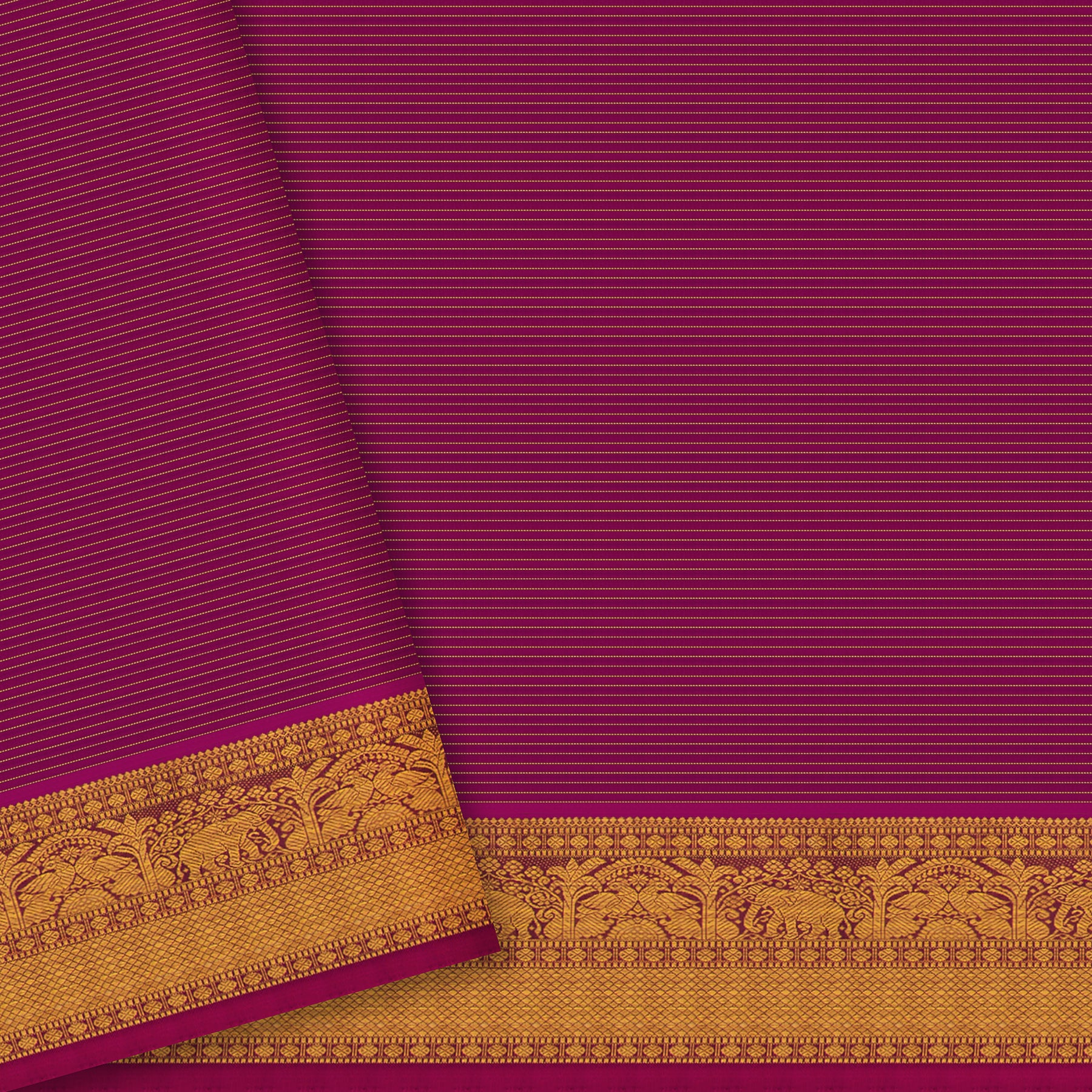 Kanakavalli Kanjivaram Silk Sari 24-599-HS001-10758 - Blouse View