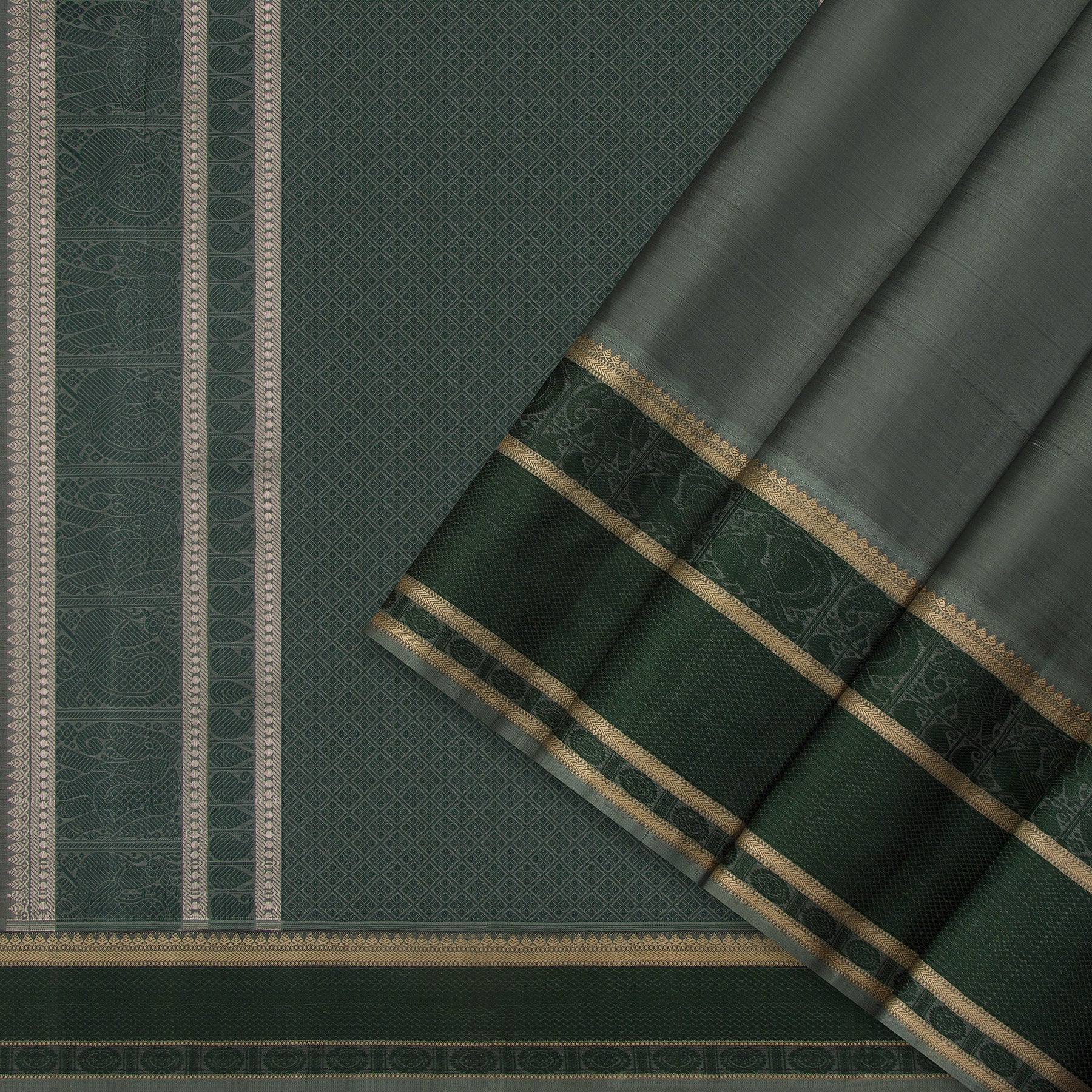 Kanakavalli Kanjivaram Silk Sari 24-599-HS001-10764 - Cover View