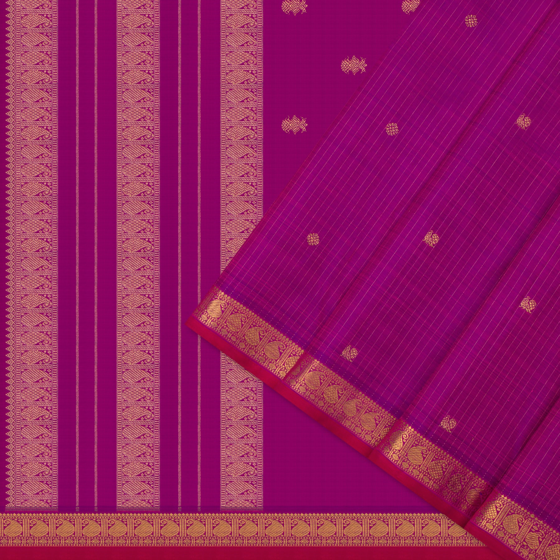 Kanakavalli Kanjivaram Silk Sari 24-599-HS001-10840 - Cover View