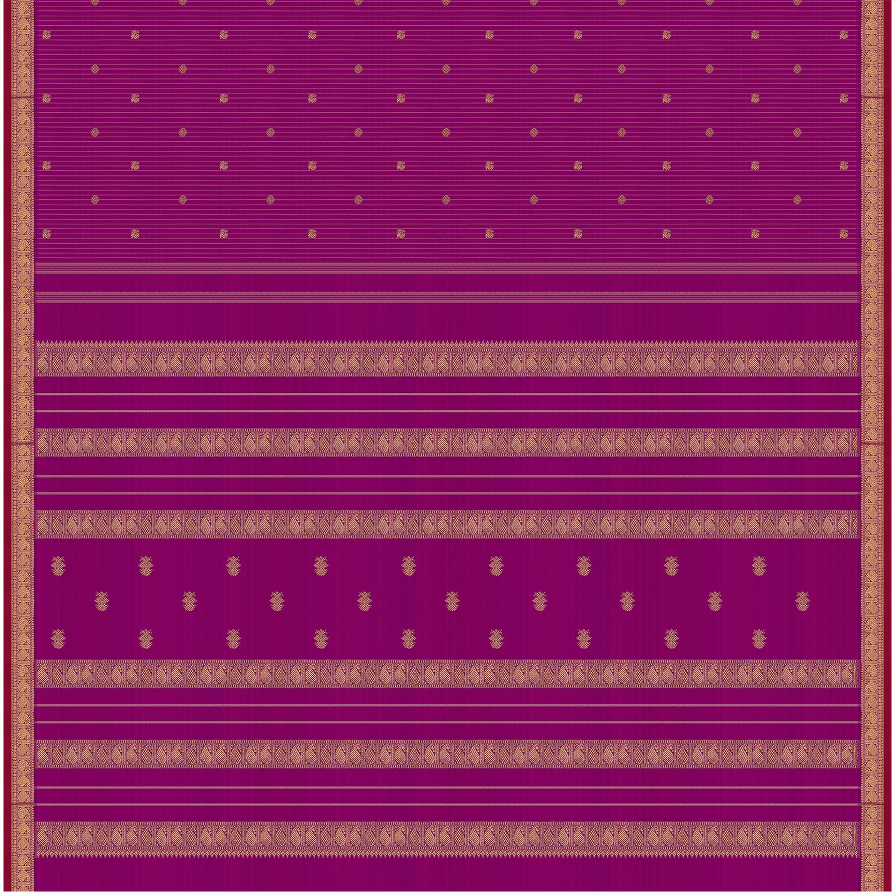 Kanakavalli Kanjivaram Silk Sari 24-599-HS001-10840 - Full View