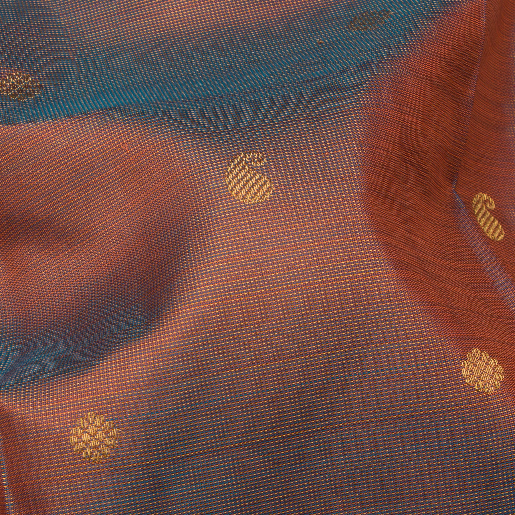 Kanakavalli Kanjivaram Silk Sari 24-599-HS001-10848 - Fabric View