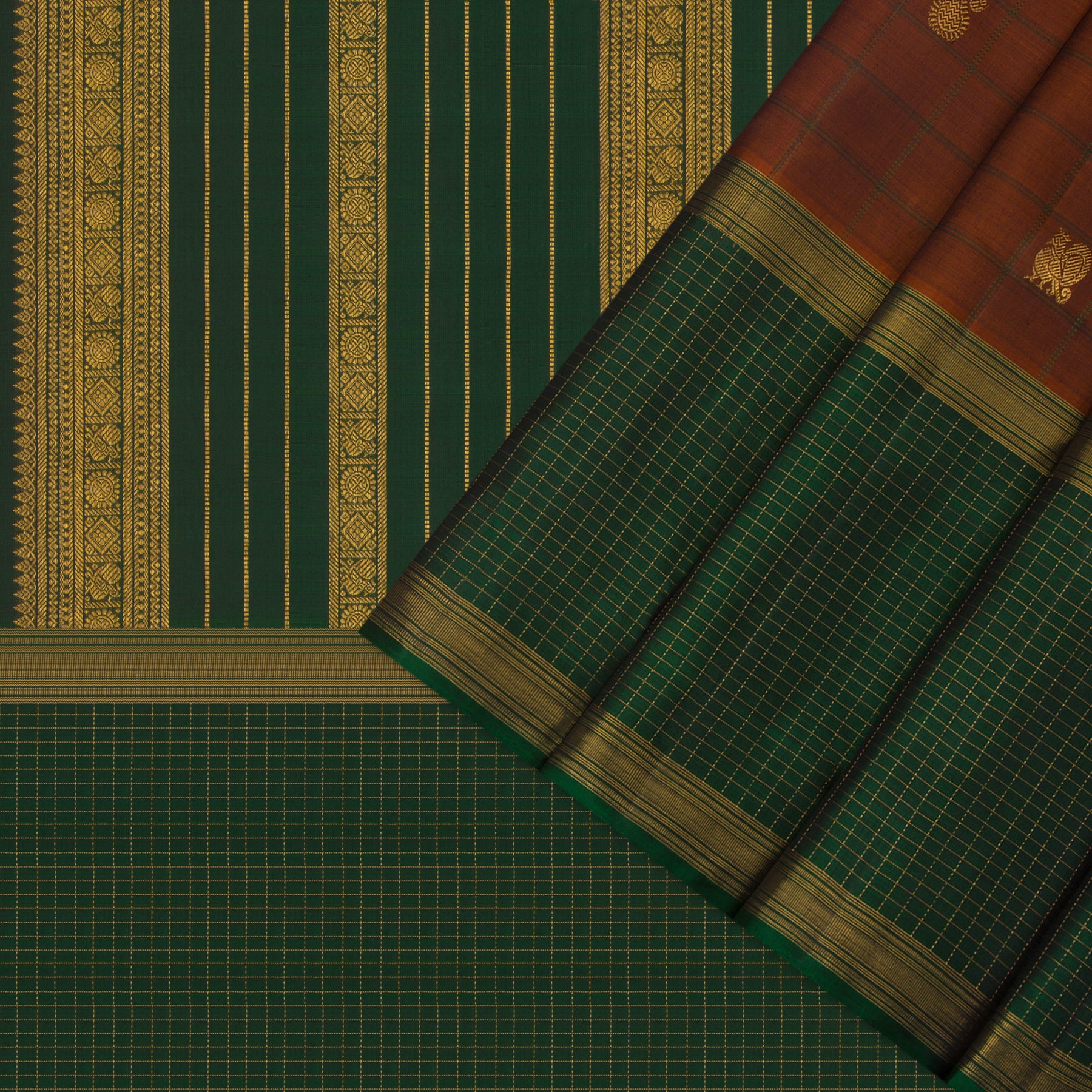 Kanakavalli Kanjivaram Silk Sari 24-599-HS001-11660 - Cover View