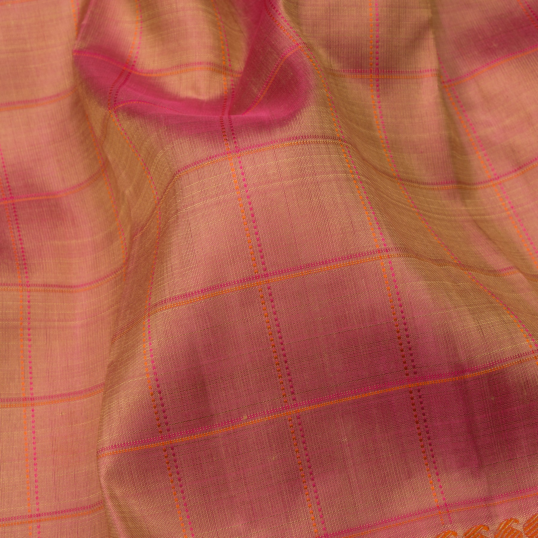 Kanakavalli Kanjivaram Silk Sari 24-599-HS001-11699 - Fabric View