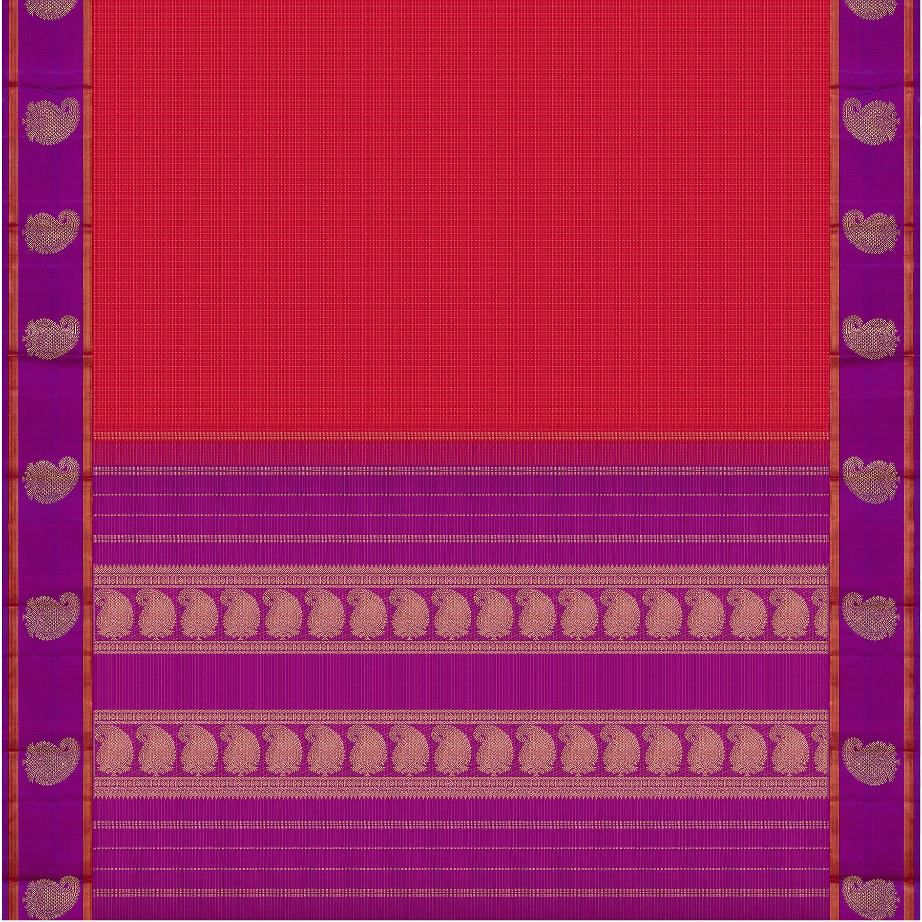 Kanakavalli Kanjivaram Silk Sari 24-599-HS001-11705 - Full View