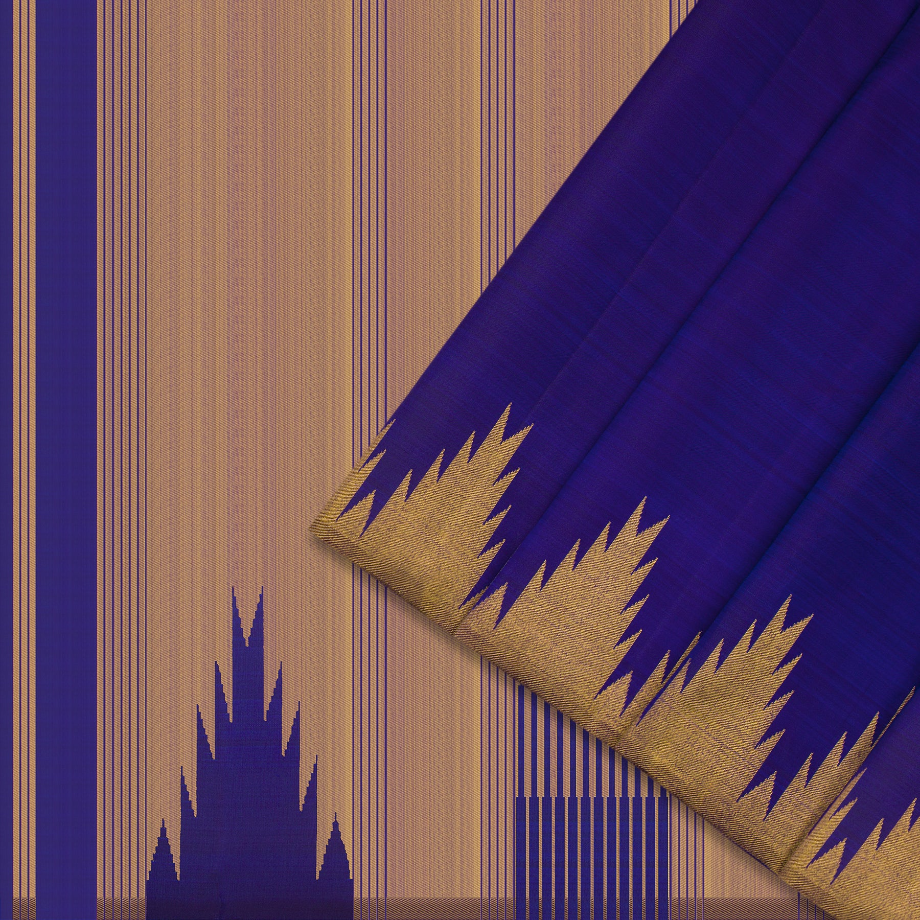 Kanakavalli Kanjivaram Silk Sari 24-599-HS001-11715 - Cover View