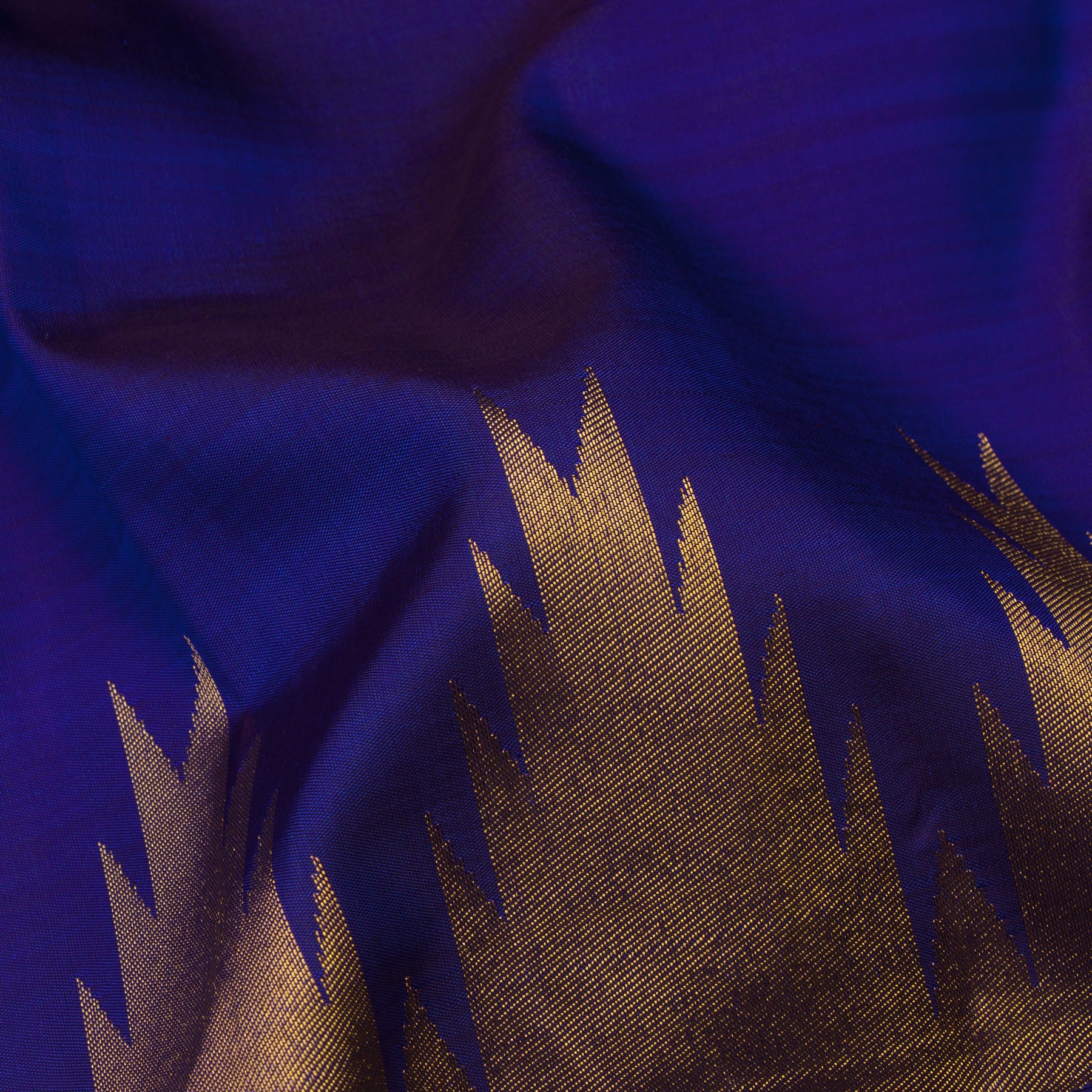 Kanakavalli Kanjivaram Silk Sari 24-599-HS001-11715 - Fabric View