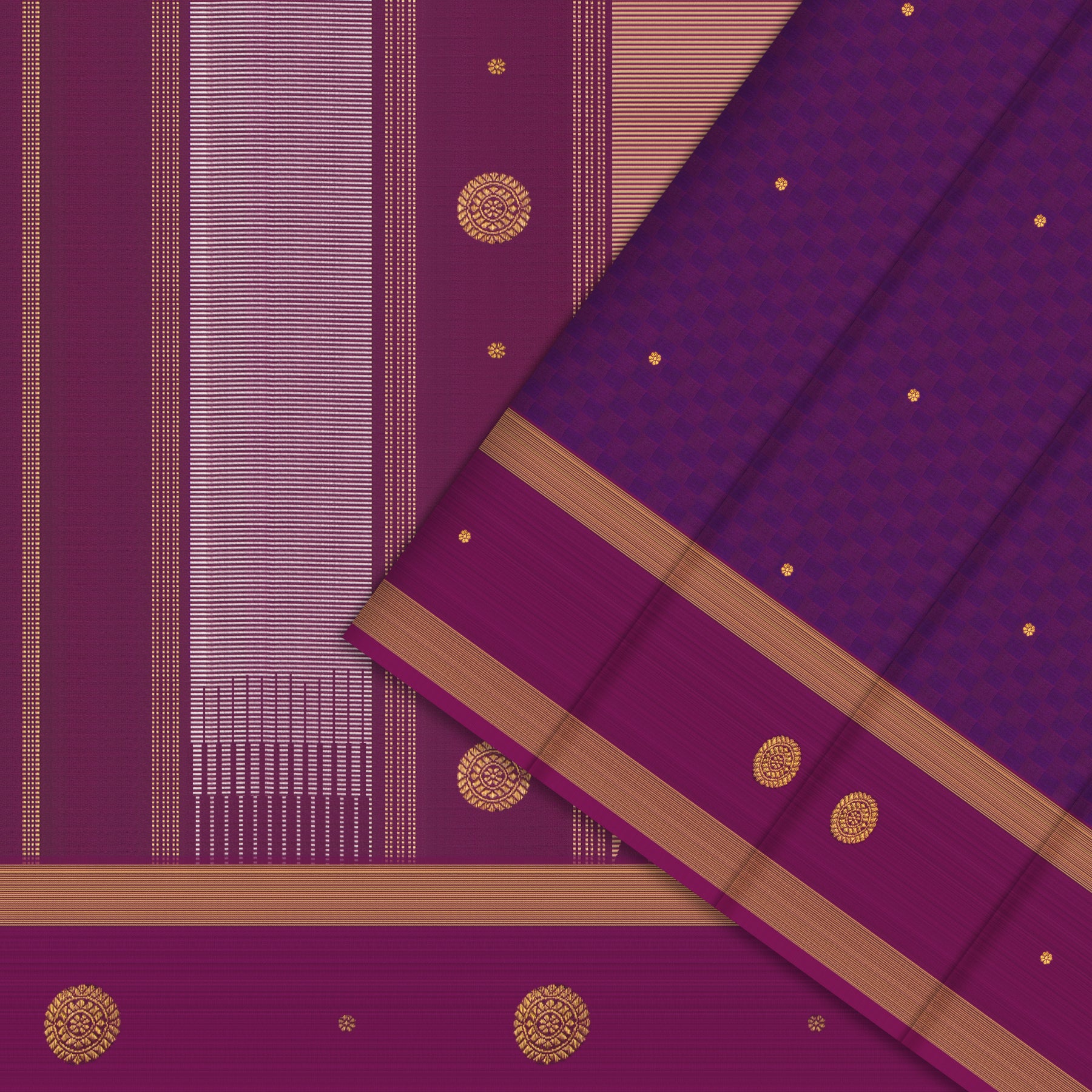 Kanakavalli Kanjivaram Silk Sari 24-599-HS001-11720 - Cover View