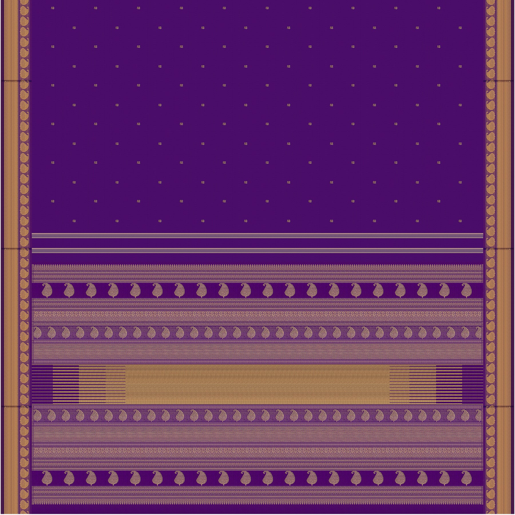 Kanakavalli Kanjivaram Silk Sari 24-599-HS001-11722 - Full View