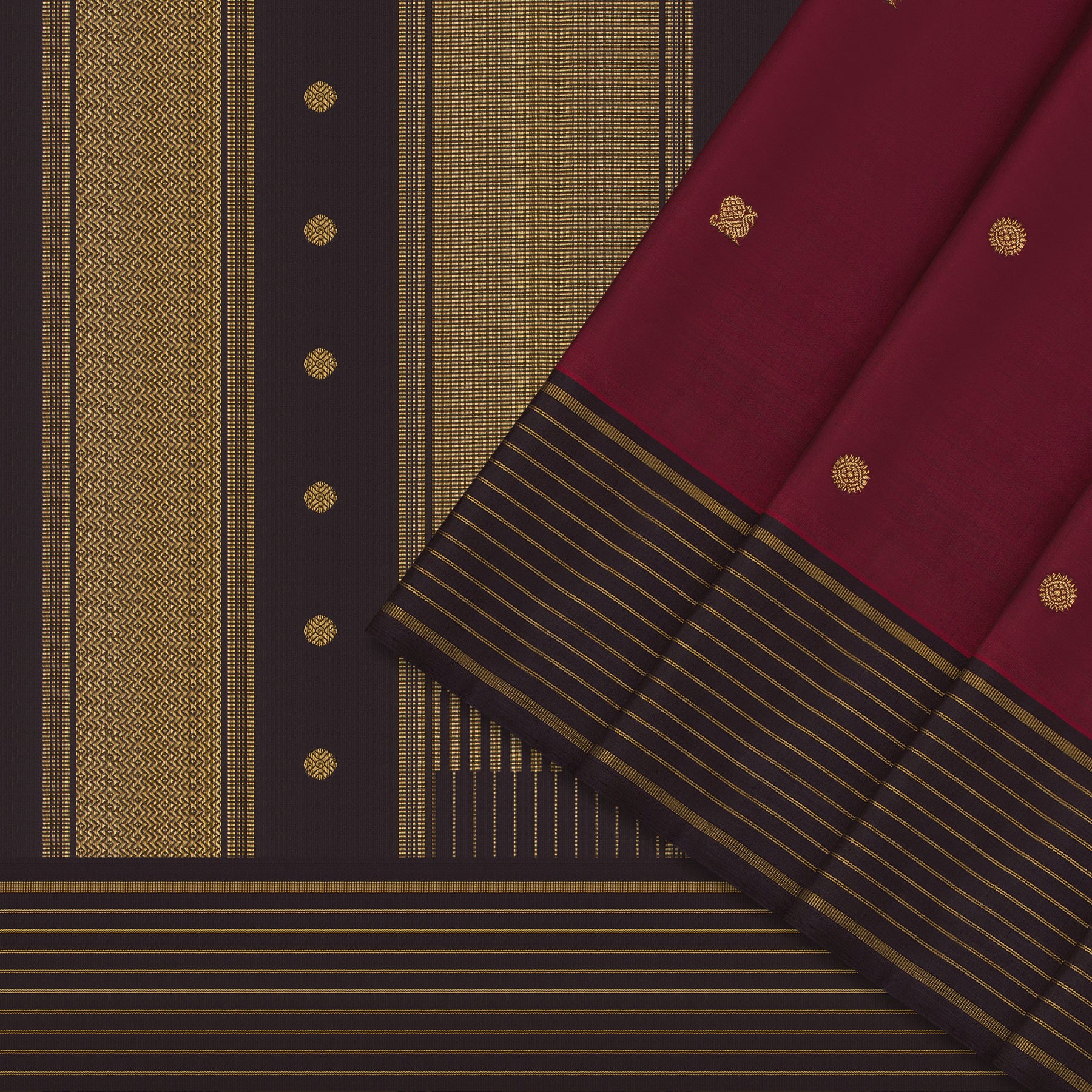 Kanakavalli Kanjivaram Silk Sari 24-599-HS001-11730 - Cover View