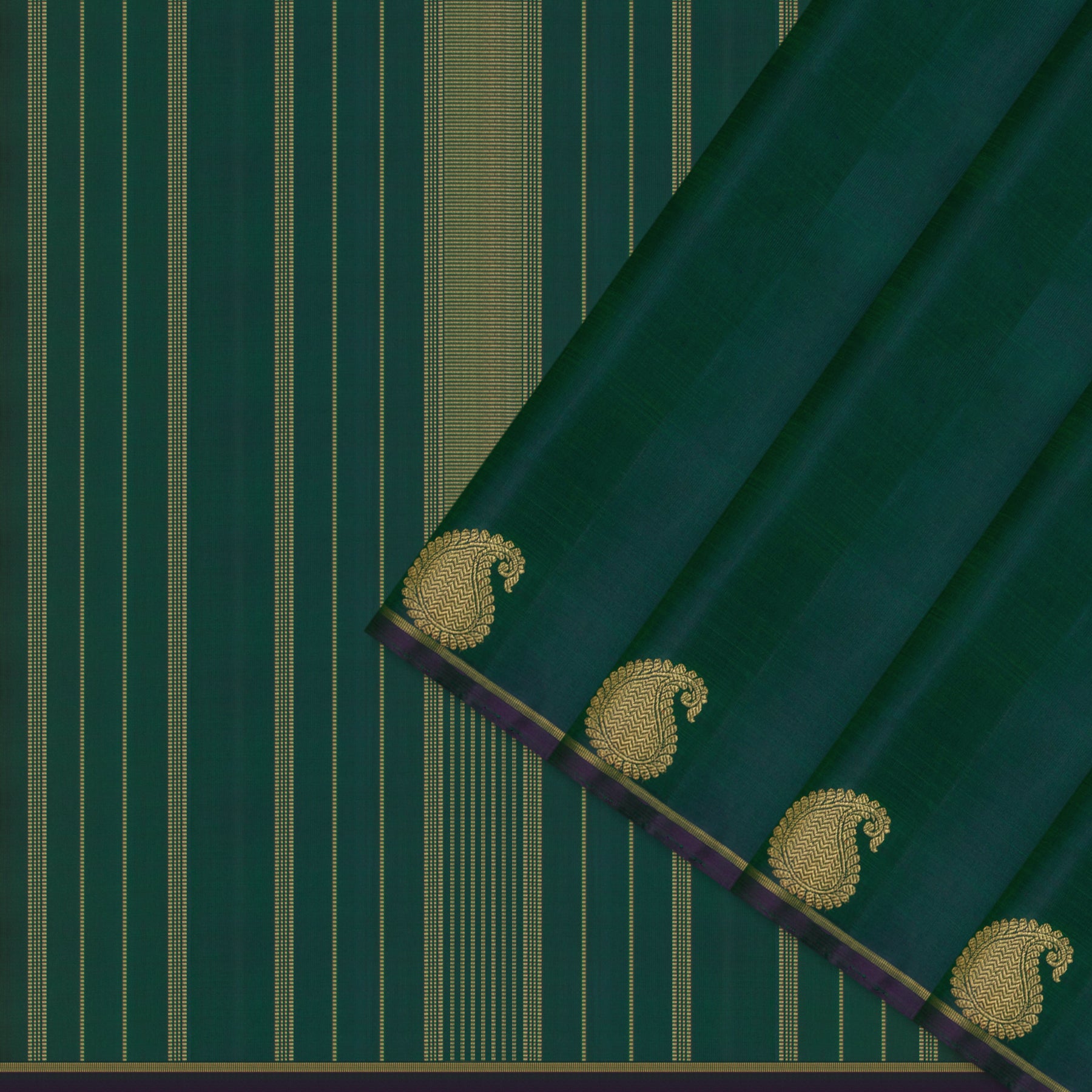 Kanakavalli Kanjivaram Silk Sari 24-599-HS001-12465 - Cover View