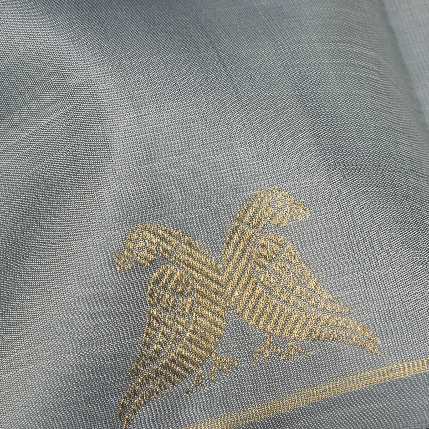 Kanakavalli Kanjivaram Silk Sari 24-599-HS001-12485 - Fabric View
