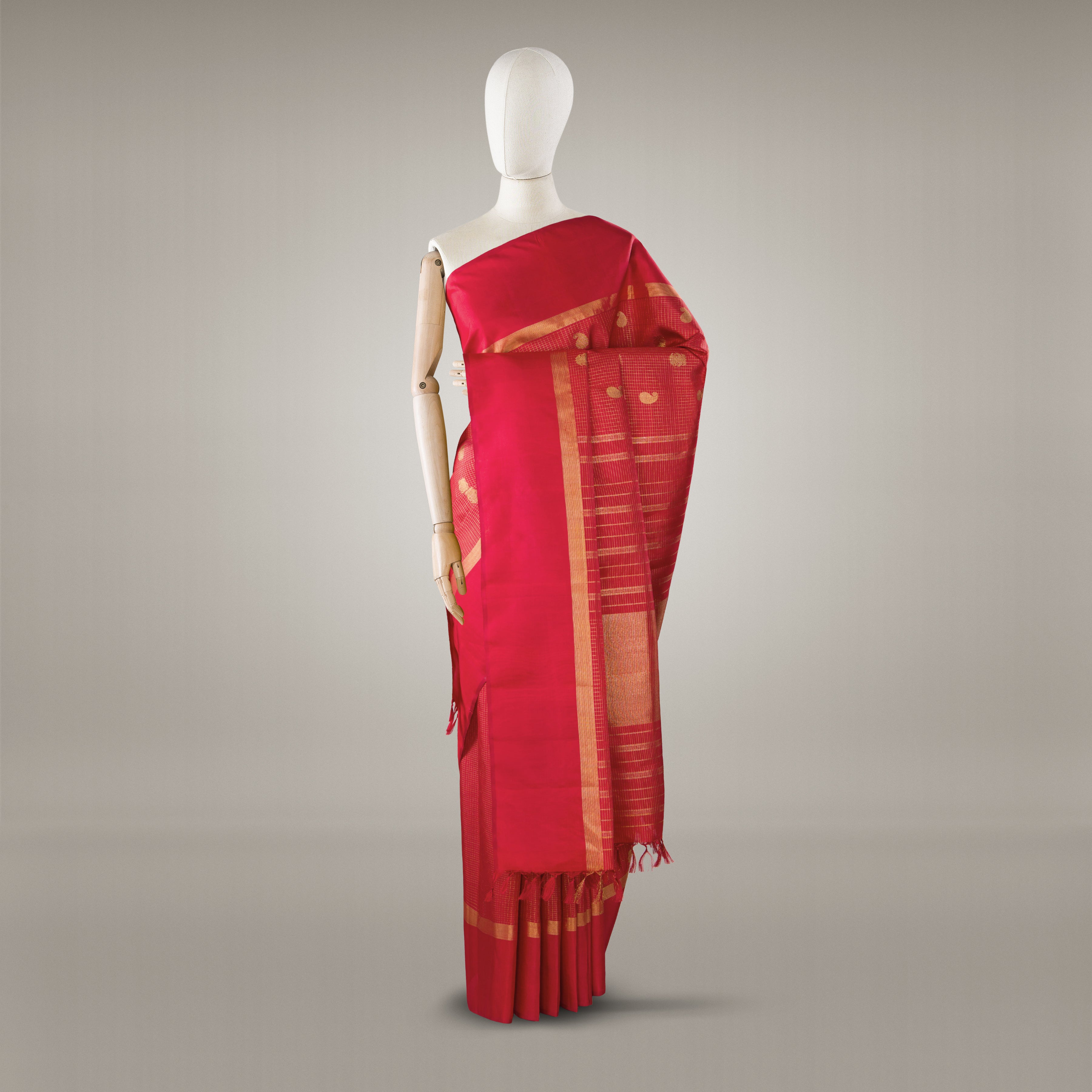 Kanakavalli Kanjivaram Silk Sari 24-599-HS001-12495 - Drape Video