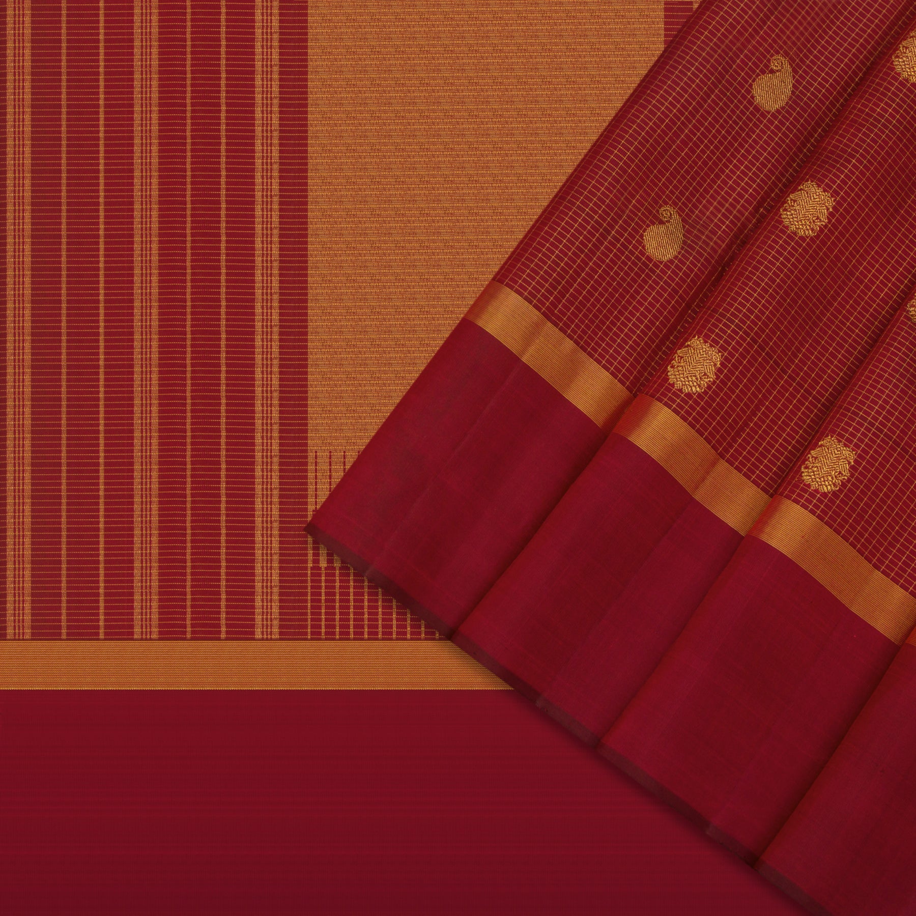 Kanakavalli Kanjivaram Silk Sari 24-599-HS001-12496 - Cover View