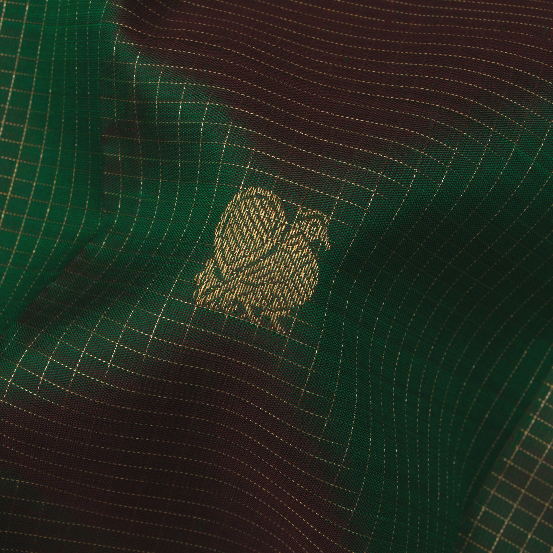 Kanakavalli Kanjivaram Silk Sari 24-599-HS001-12499 - Fabric View