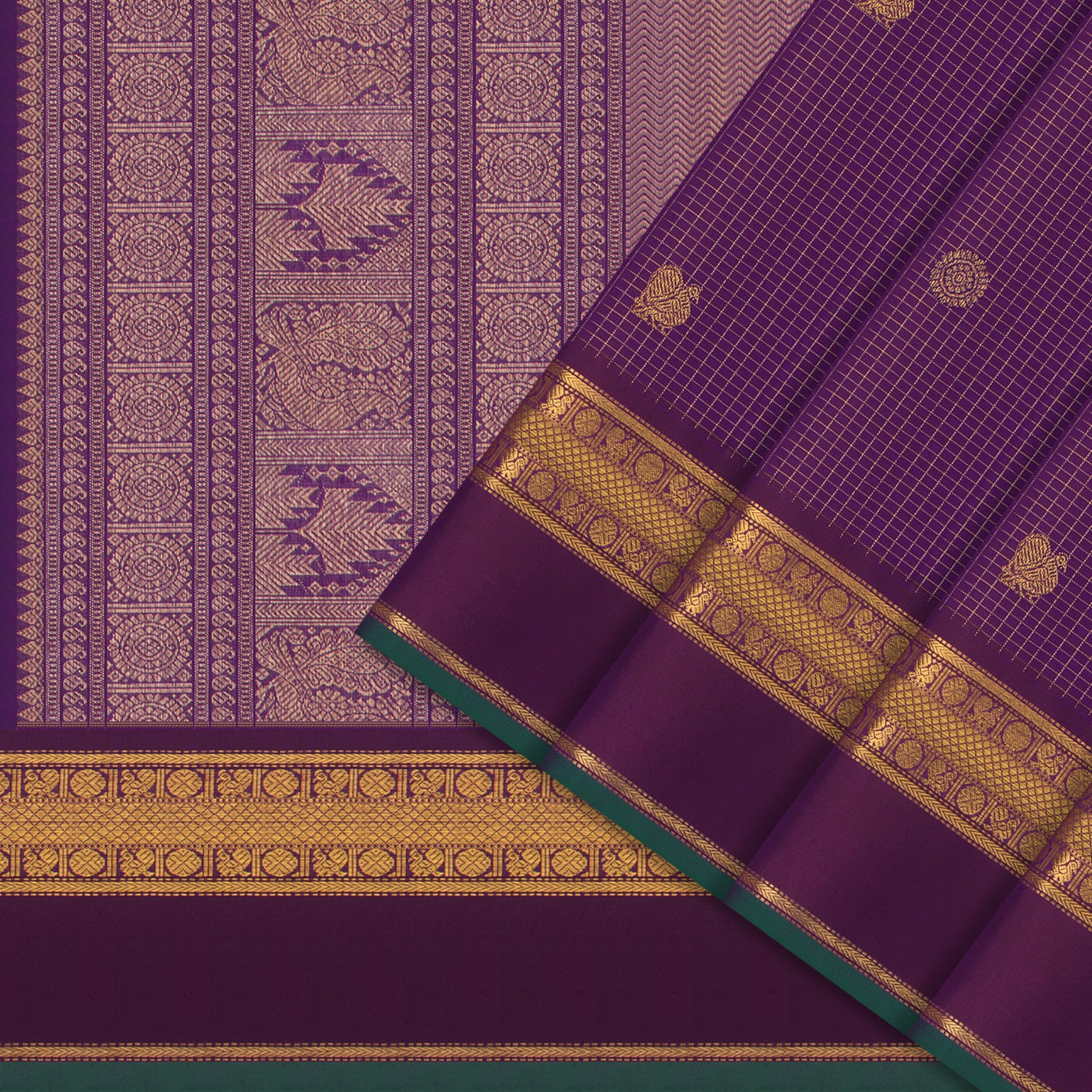 Kanakavalli Kanjivaram Silk Sari 24-599-HS001-12500 - Cover View