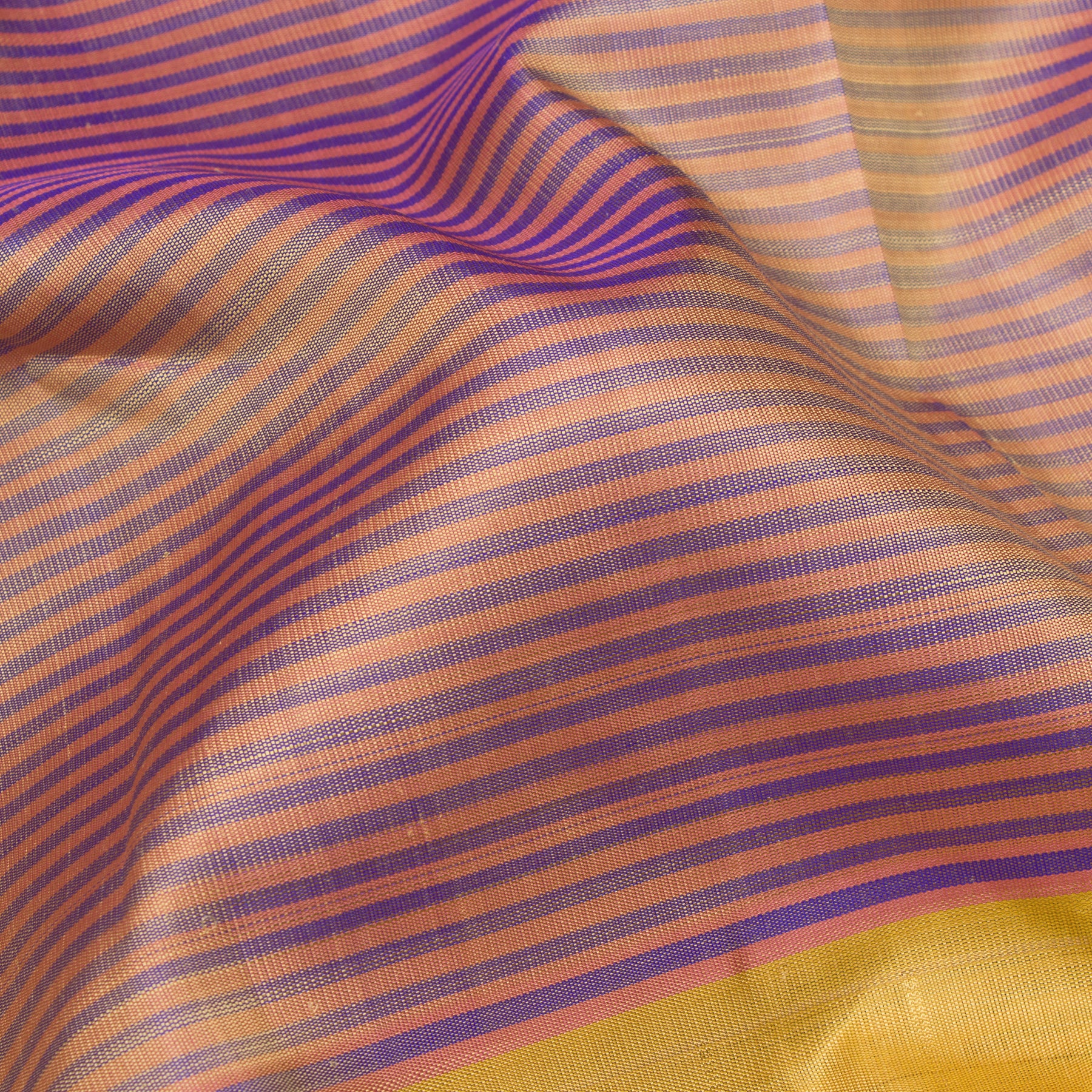 Kanakavalli Kanjivaram Silk Sari 24-599-HS001-12555 - Fabric View