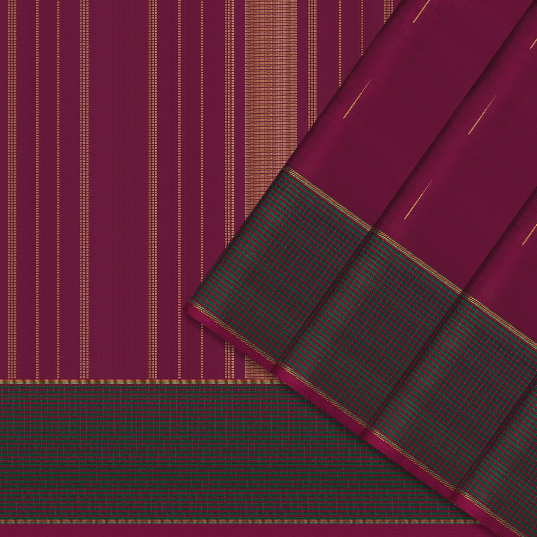 Kanakavalli Kanjivaram Silk Sari 24-599-HS001-12566 - Cover View 