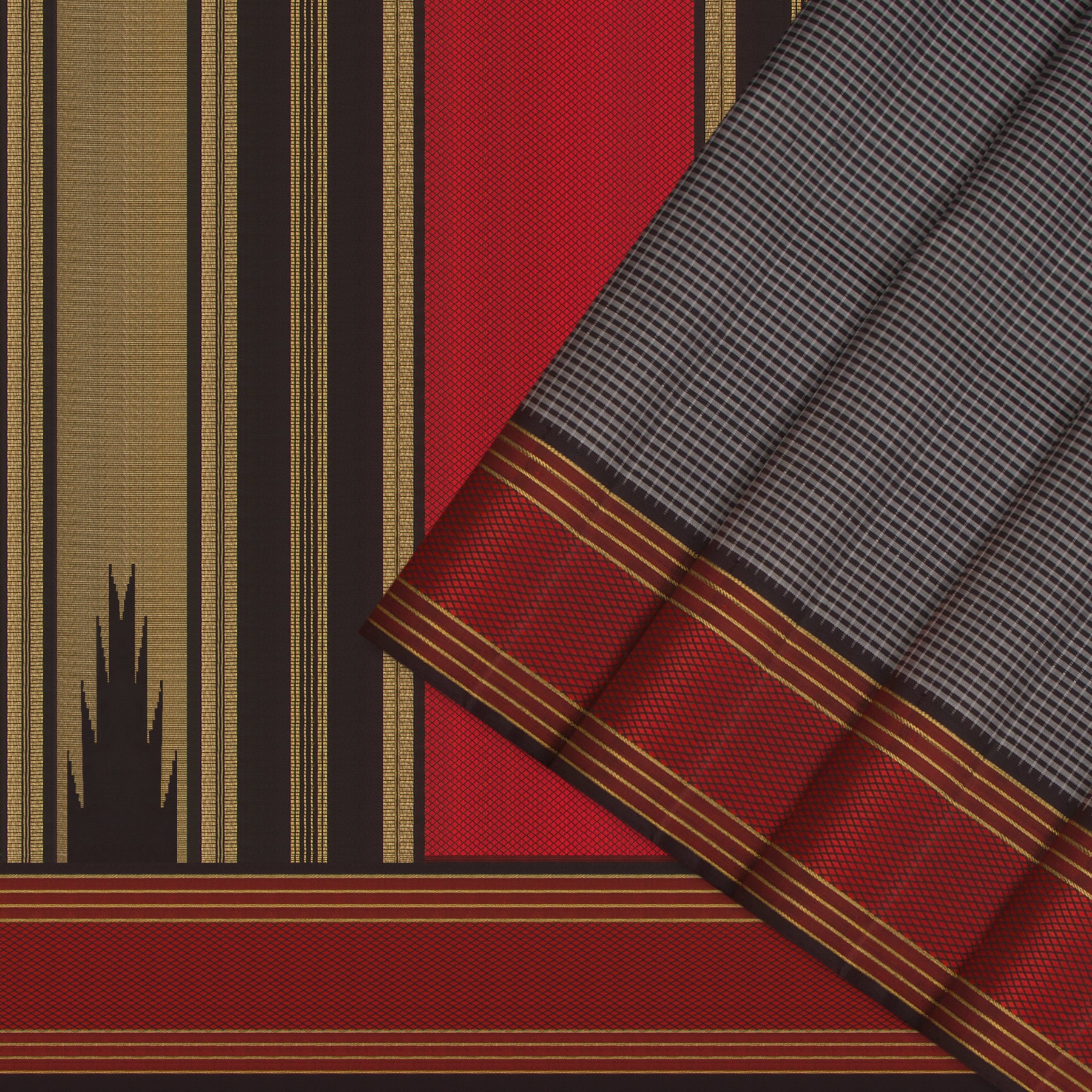 Kanakavalli Kanjivaram Silk Sari 24-599-HS001-12567 - Cover View