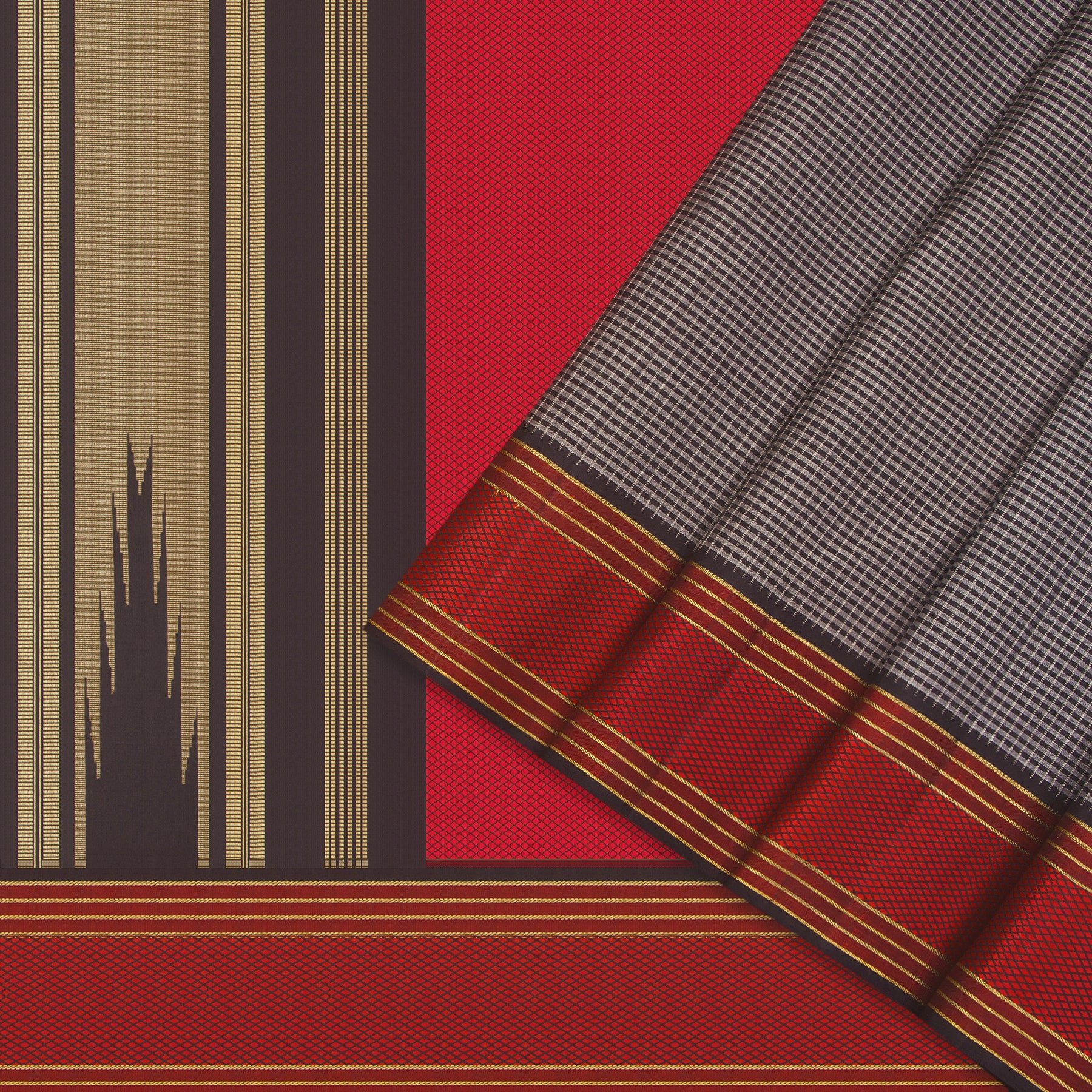 Kanakavalli Kanjivaram Silk Sari 24-599-HS001-12568 - Cover View