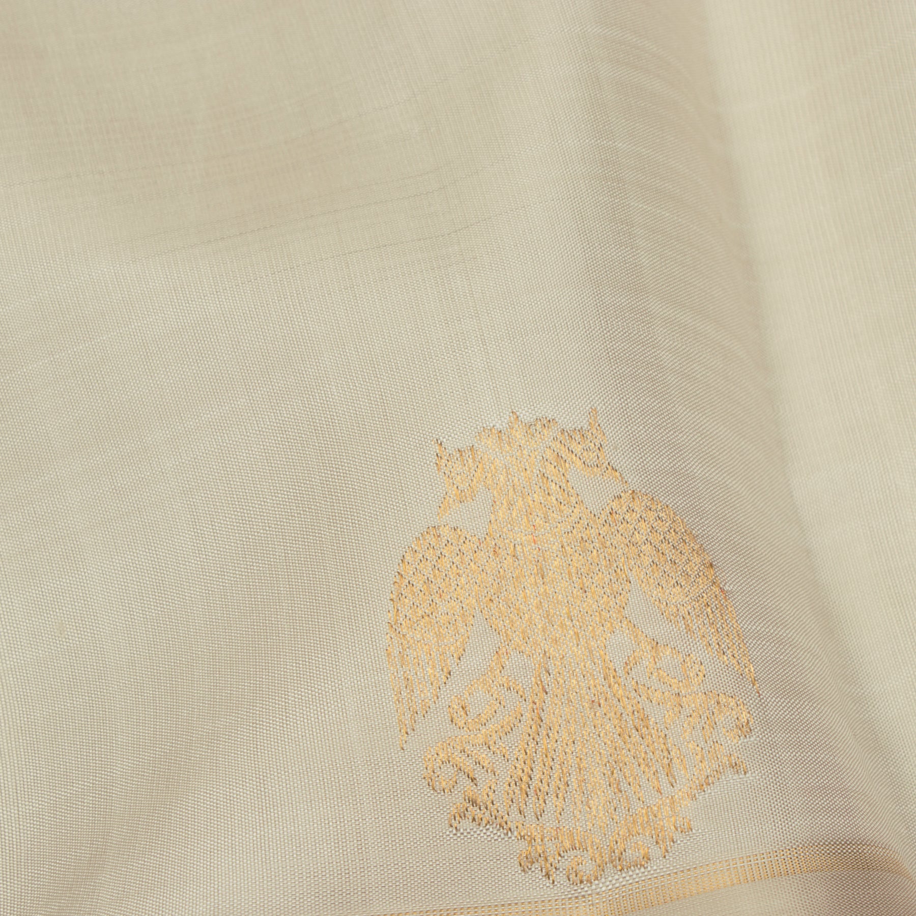 Kanakavalli Kanjivaram Silk Sari 24-599-HS001-13428 - Fabric View