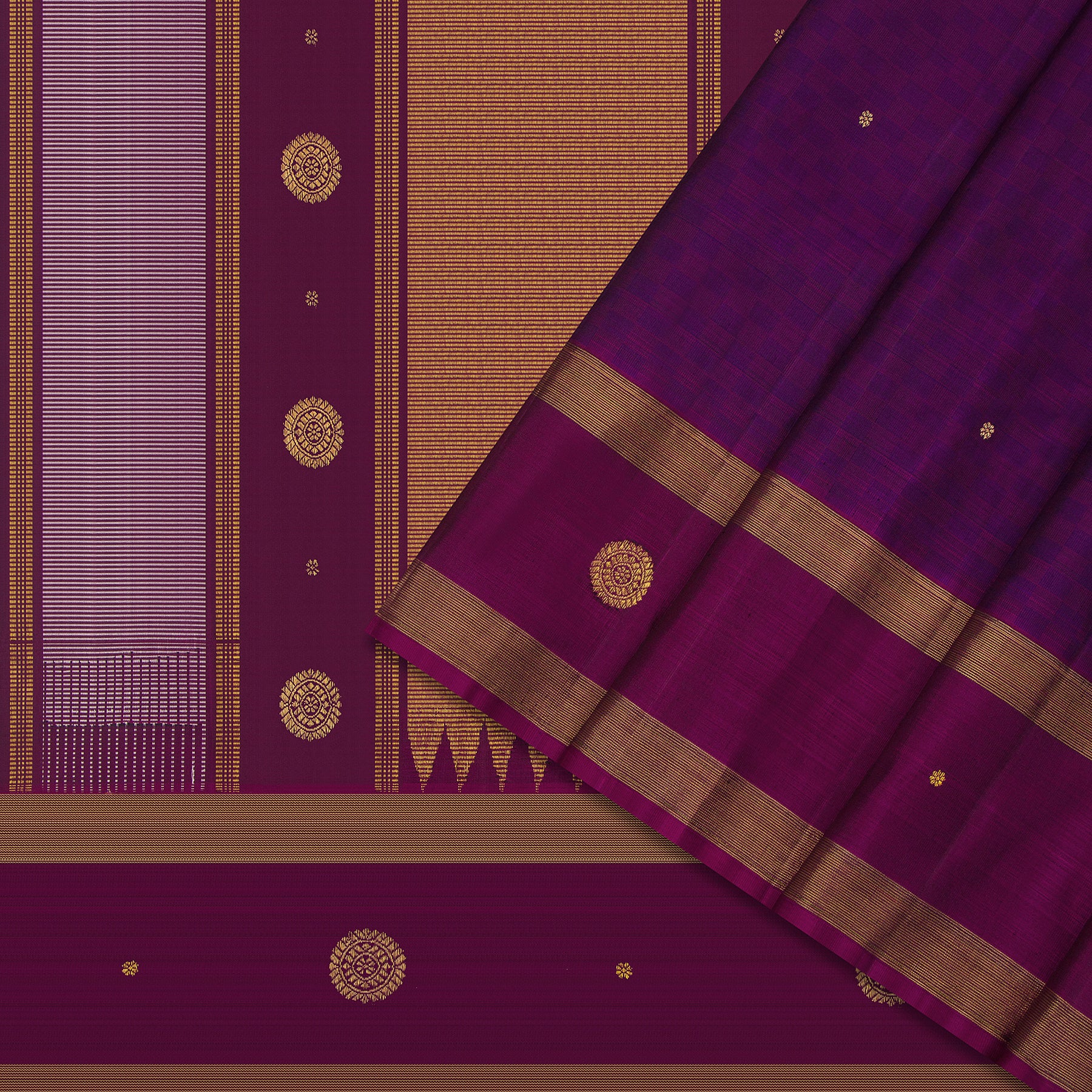 Kanakavalli Kanjivaram Silk Sari 24-599-HS001-13462 - Cover View