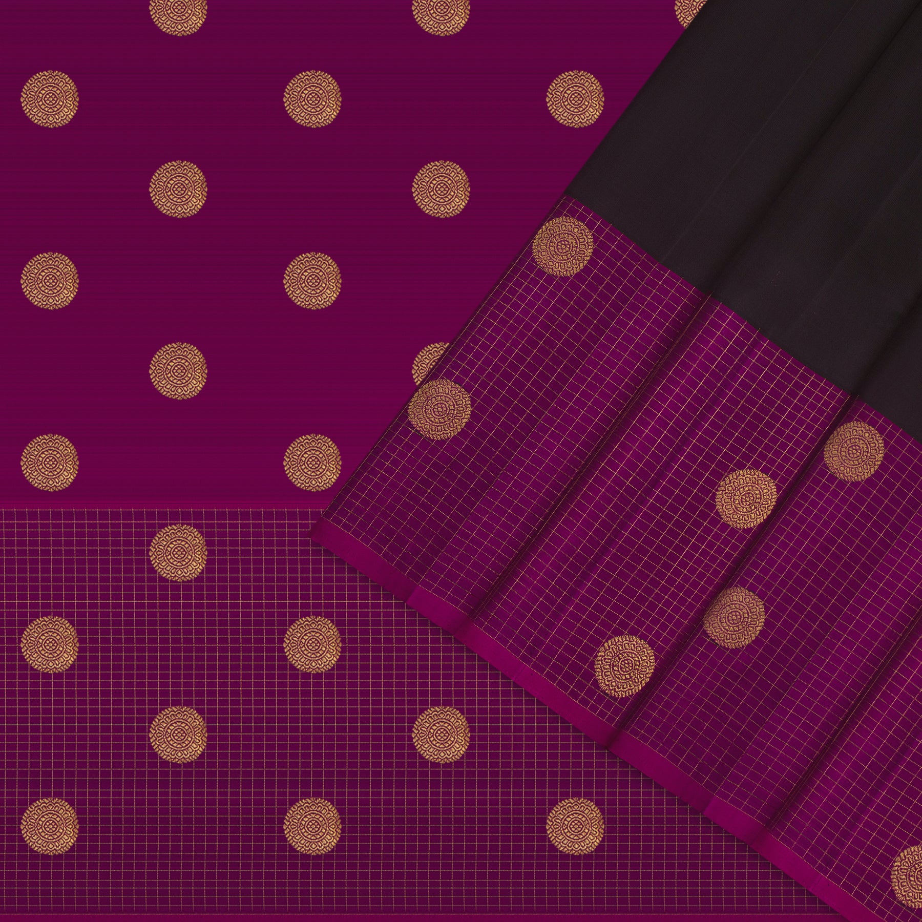 Kanakavalli Kanjivaram Silk Sari 24-599-HS001-13467 - Cover View