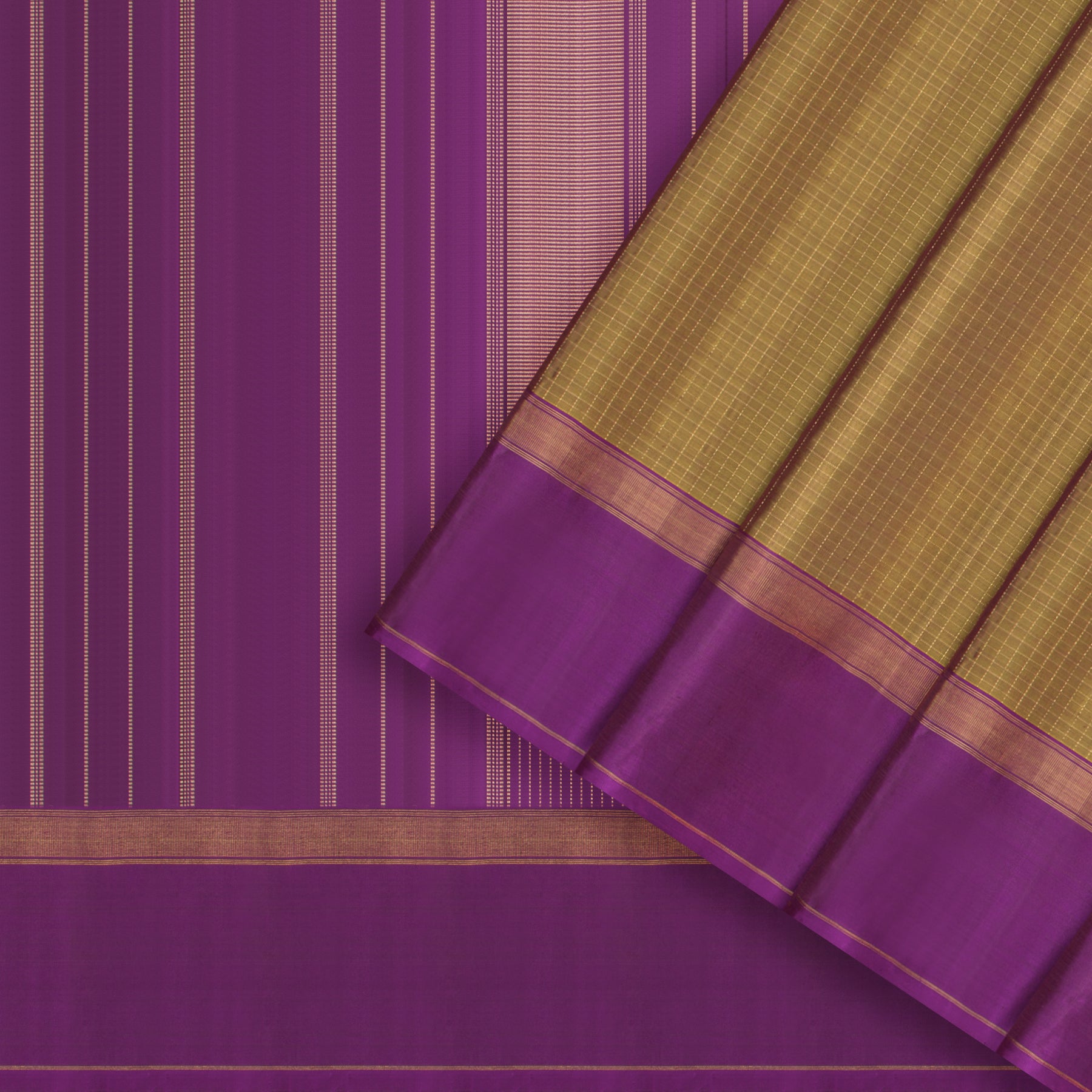 Kanakavalli Kanjivaram Silk Sari 24-599-HS001-13481 - Cover View