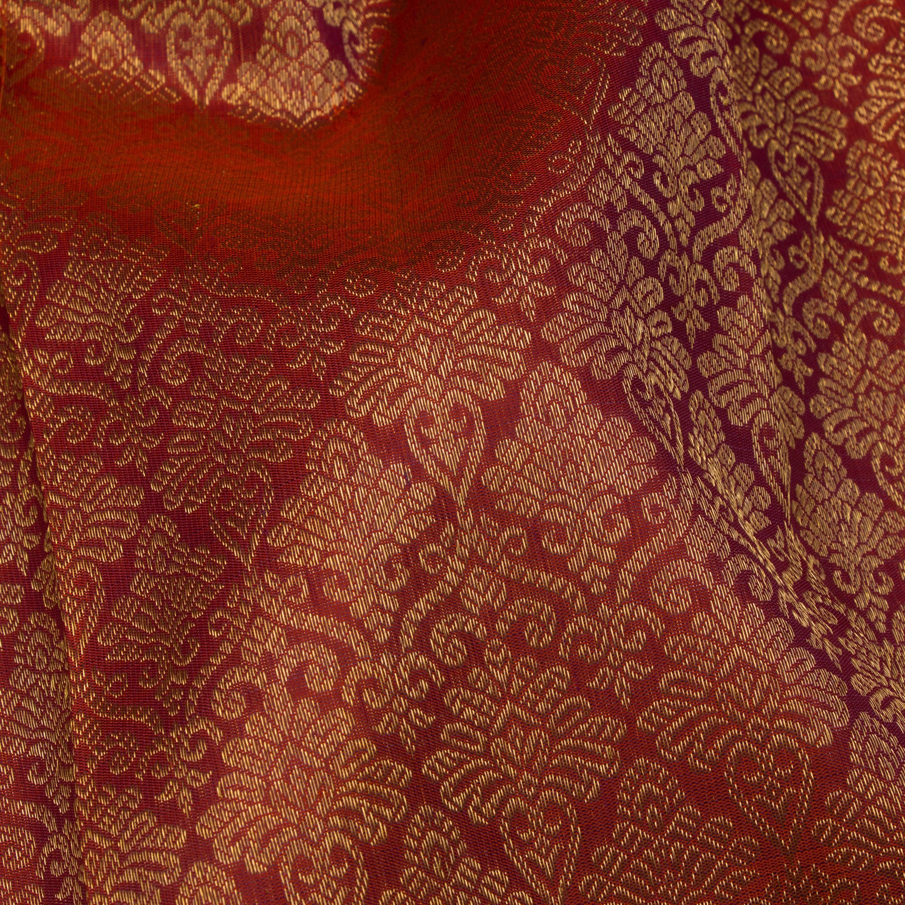Kanakavalli Kanjivaram Silk Sari 24-599-HS001-13498 - Fabric View 