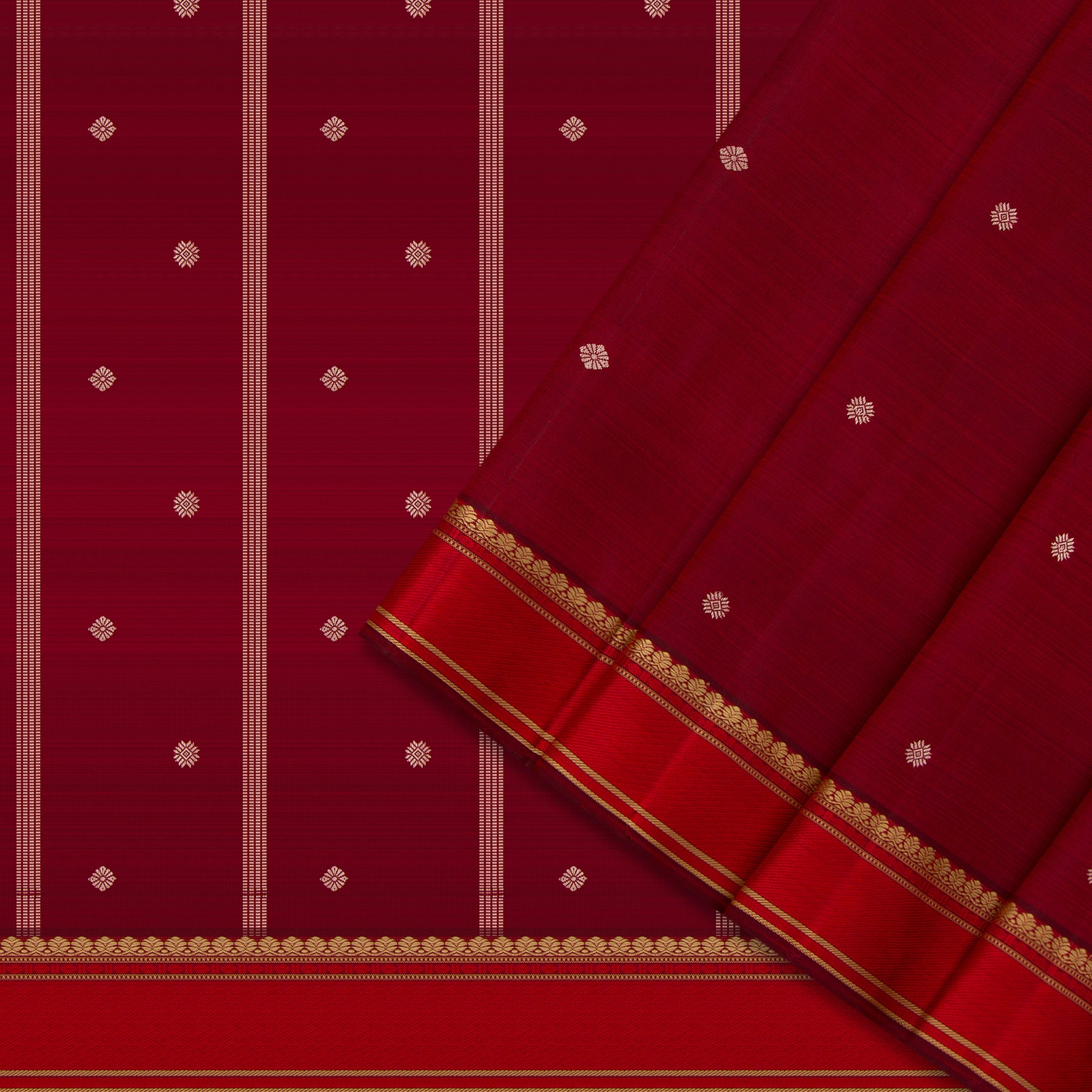 Kanakavalli Kanjivaram Silk Sari 24-599-HS001-13502 - Cover View