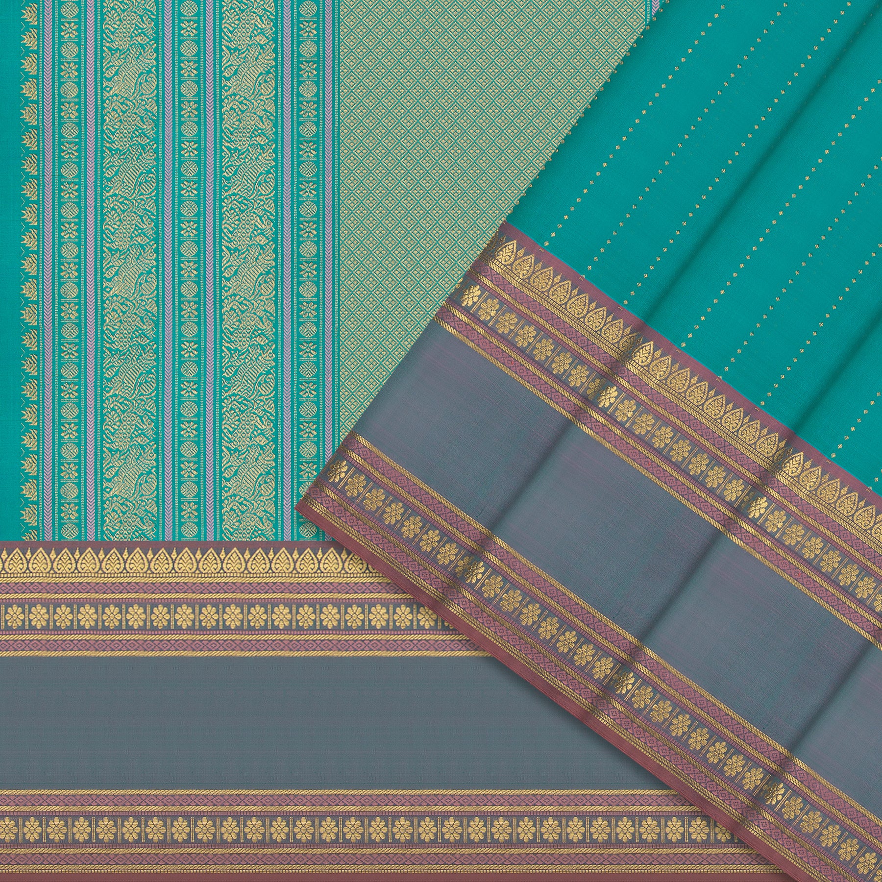 Kanakavalli Kanjivaram Silk Sari 24-600-HS001-13626 - Cover View