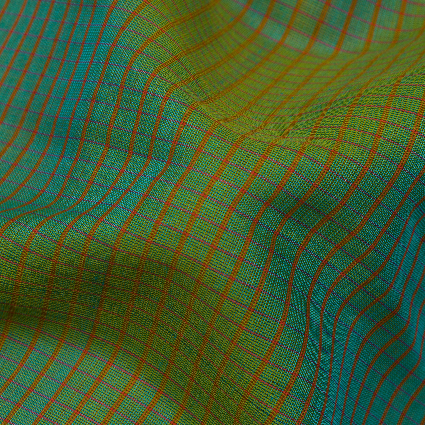 Kanakavalli Gadwal Silk/Cotton Sari 24-604-HS005-08994 - Fabric View