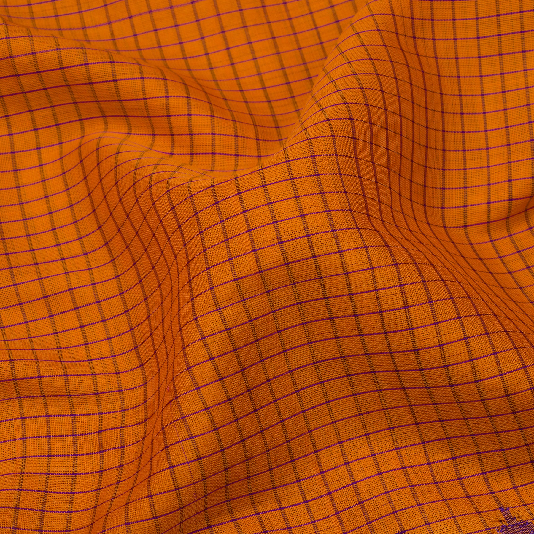 Kanakavalli Gadwal Silk/Cotton Sari 24-604-HS005-09003 - Fabric View