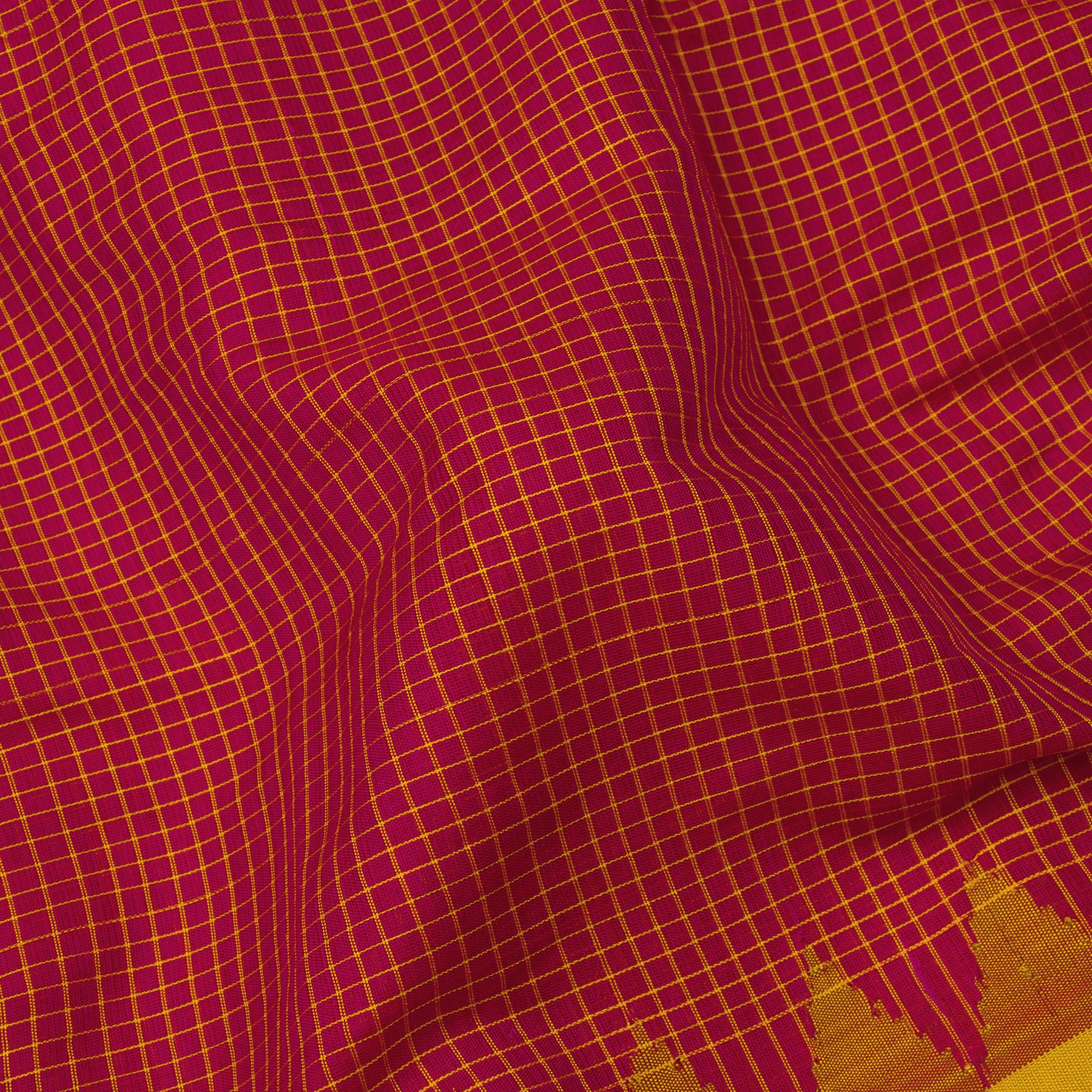 Kanakavalli Gadwal Silk/Cotton Sari 24-604-HS005-09006 - Fabric View