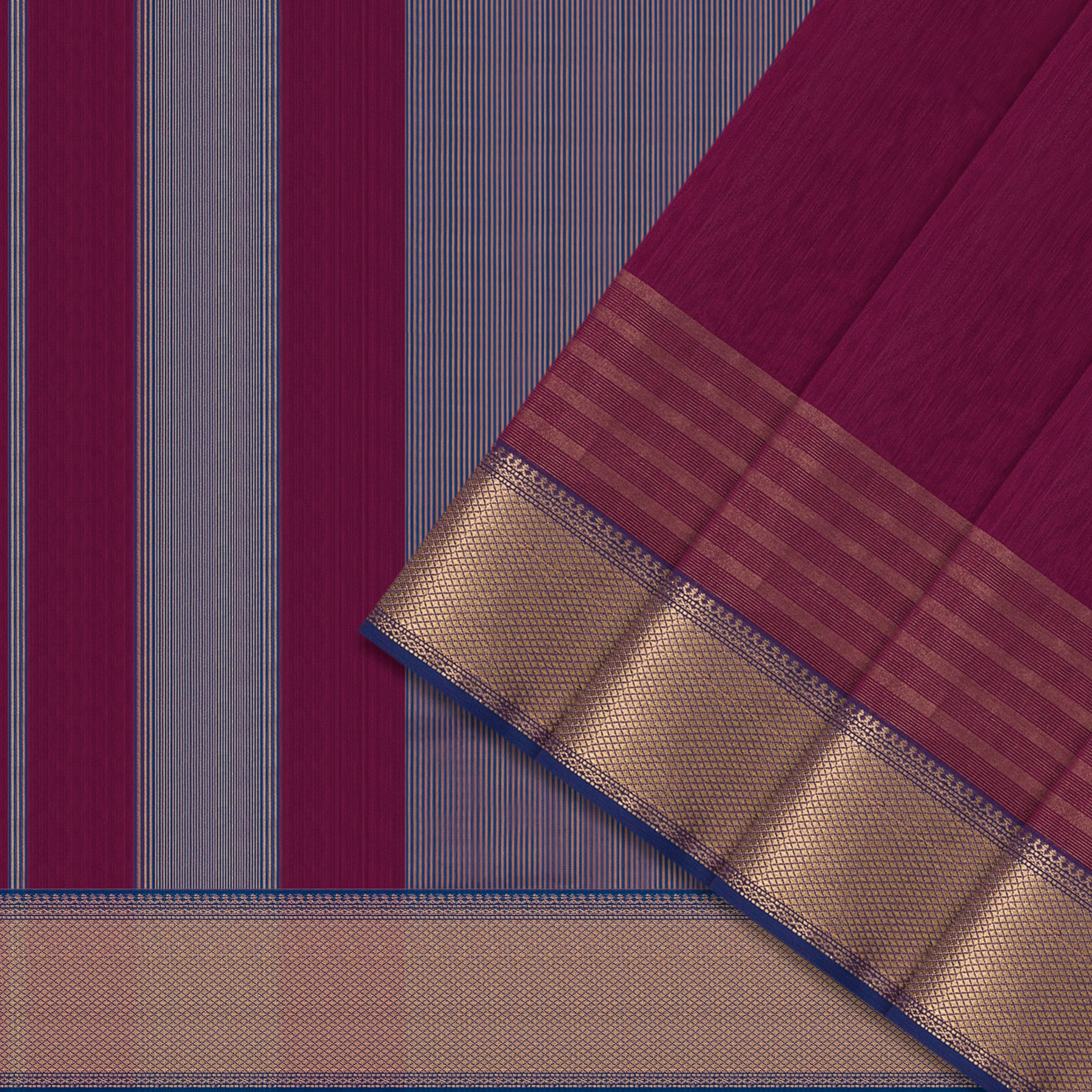 Kanakavalli Silk/Cotton Sari 24-610-HS005-04578 - Cover View