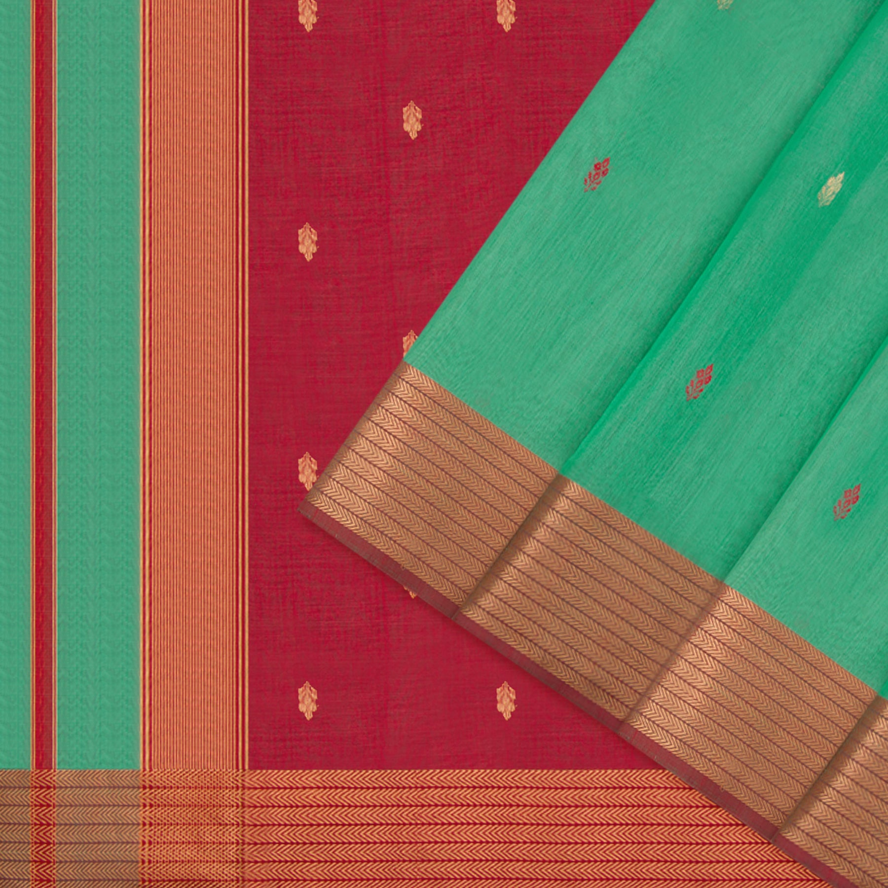 Kanakavalli Silk/Cotton Sari24-610-HS005-04580 - Cover View