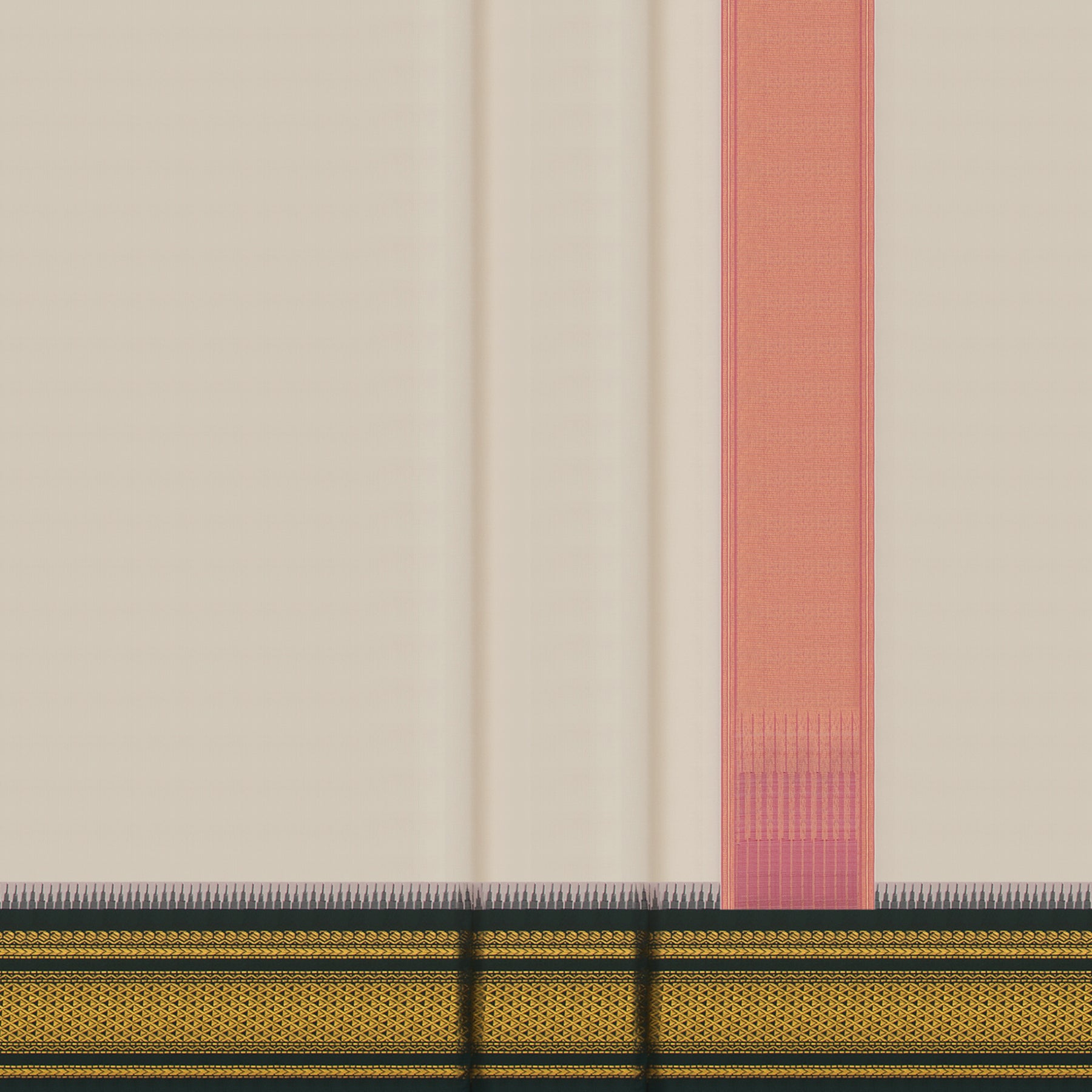 Kanakavalli Kanjivaram Silk Angavastram Set 24-611-HA001-12211 - Angavastram View