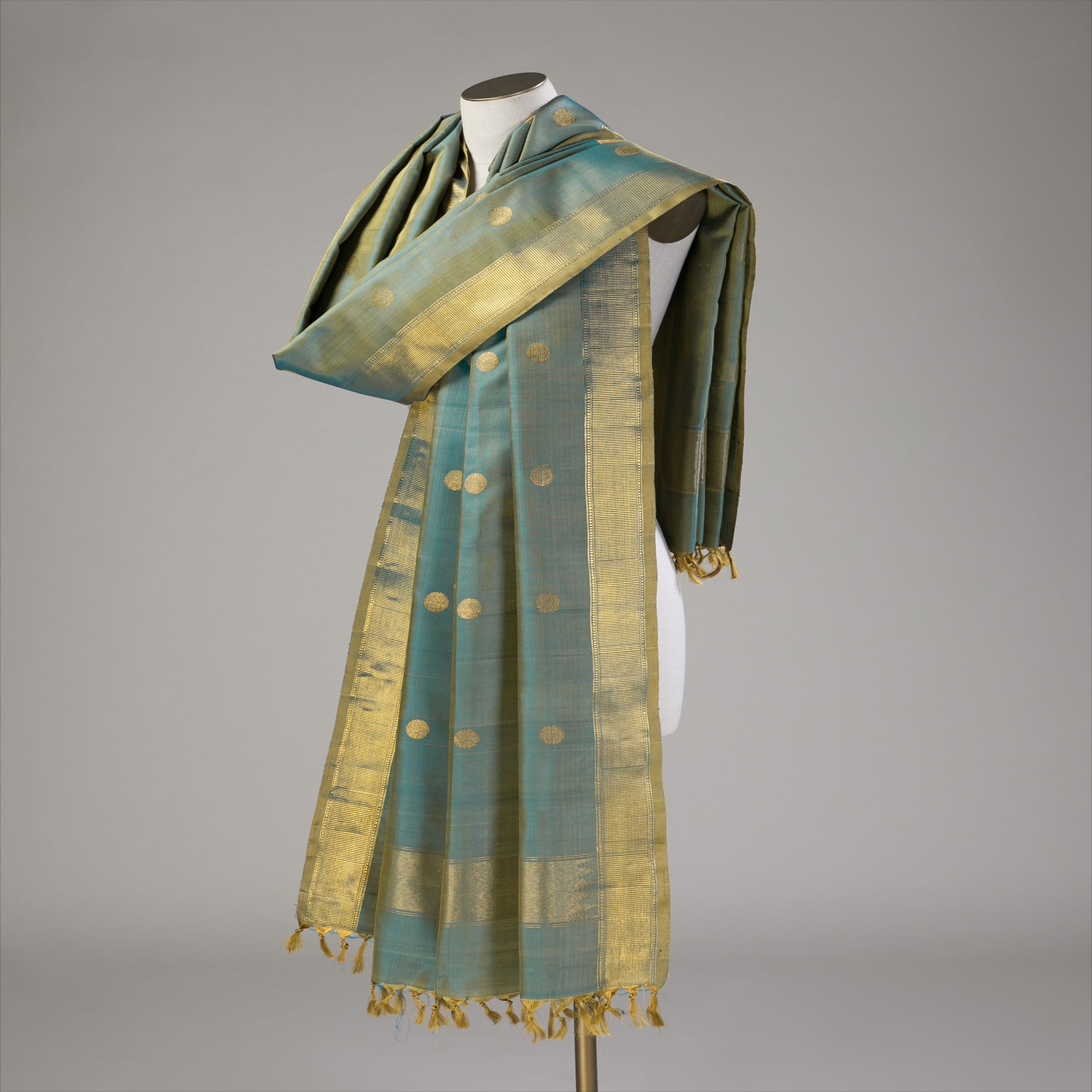 Kanakavalli Kanjivaram Silk Dupatta 24-611-HD001-00948 - Drape View