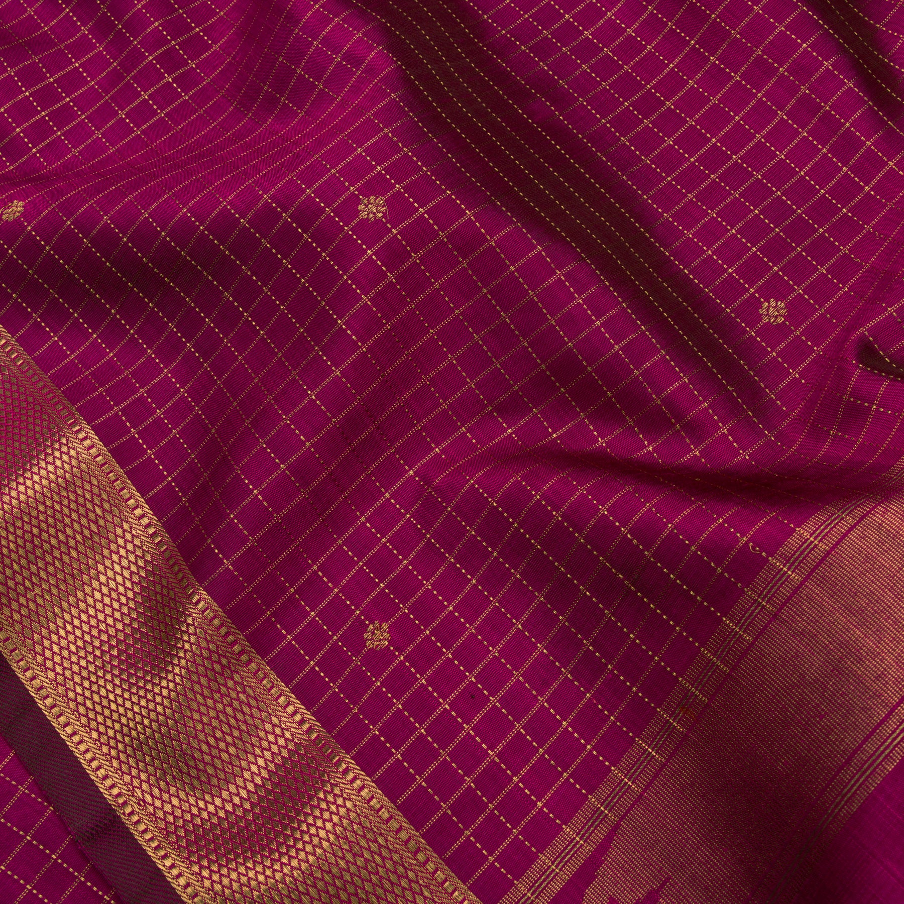 Kanakavalli Kanjivaram Silk Dupatta 24-611-HD001-01112 - Fabric View