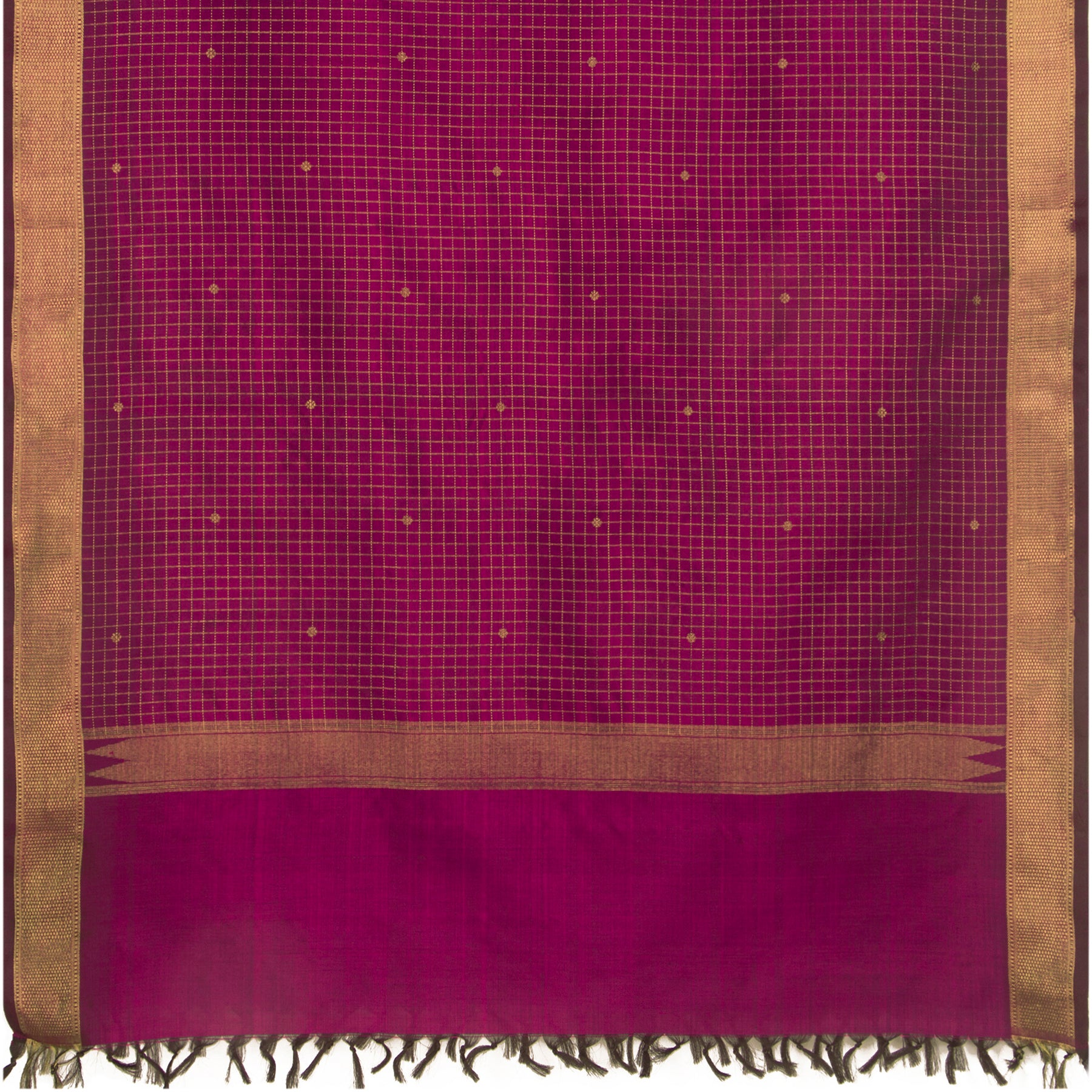 Kanakavalli Kanjivaram Silk Dupatta 24-611-HD001-01112 - Full View