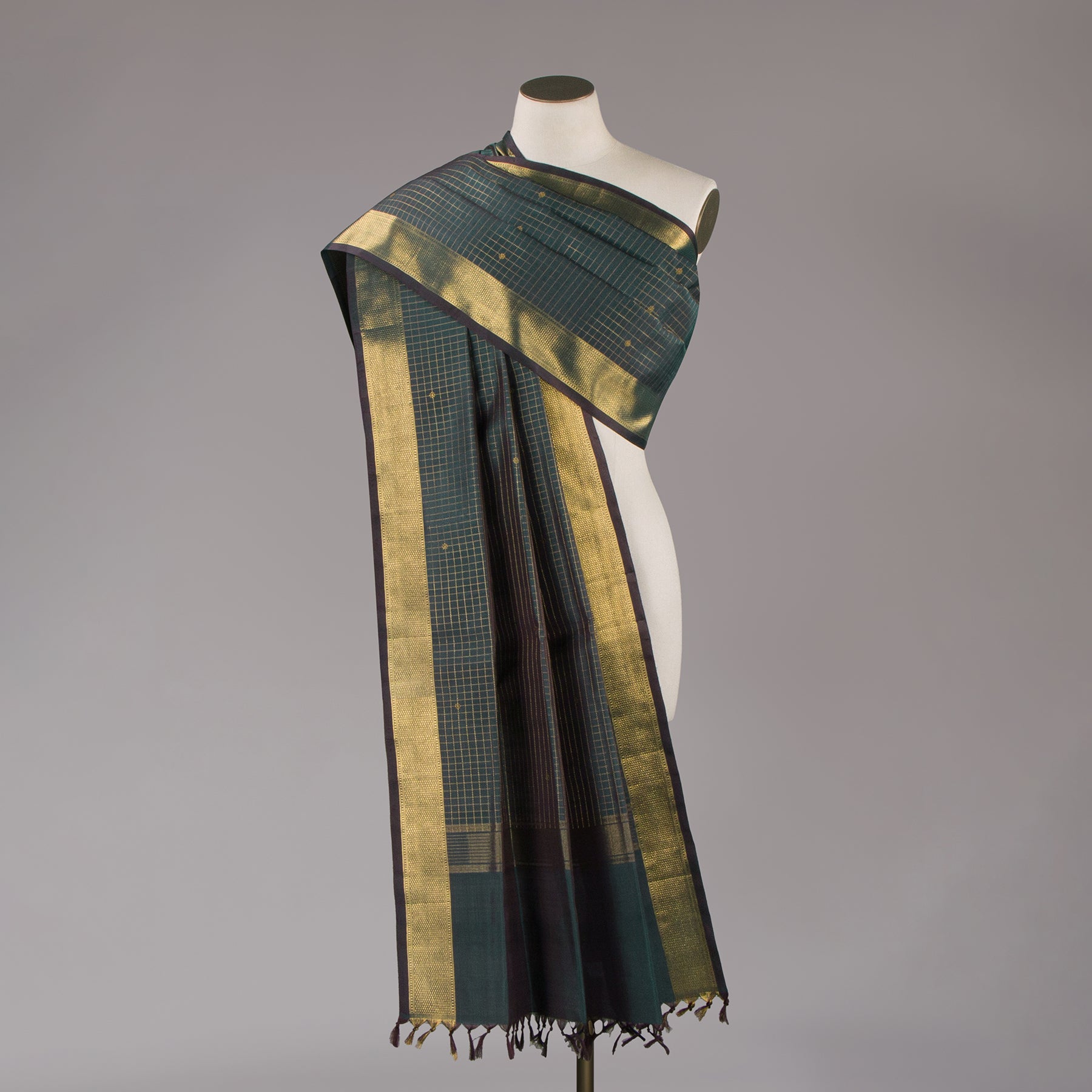 Kanakavalli Kanjivaram Silk Dupatta 24-611-HD001-07751 - Drape View