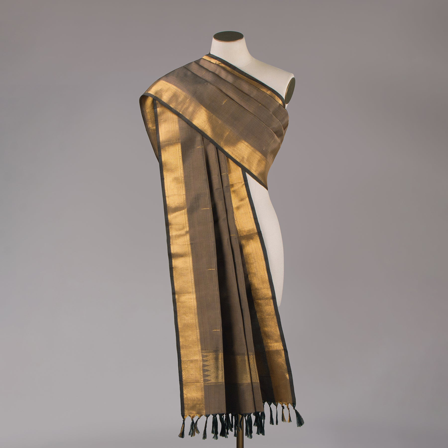 Kanakavalli Kanjivaram Silk Dupatta 24-611-HD001-08586 - Drape View