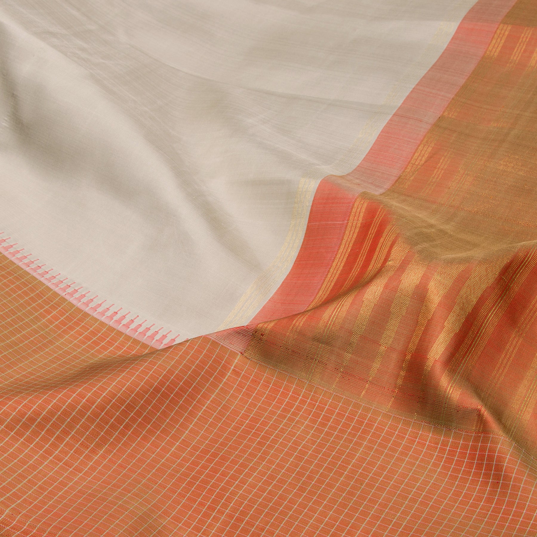 Kanakavalli Kanjivaram Silk Dupatta 24-611-HD001-14254 - Fabric View