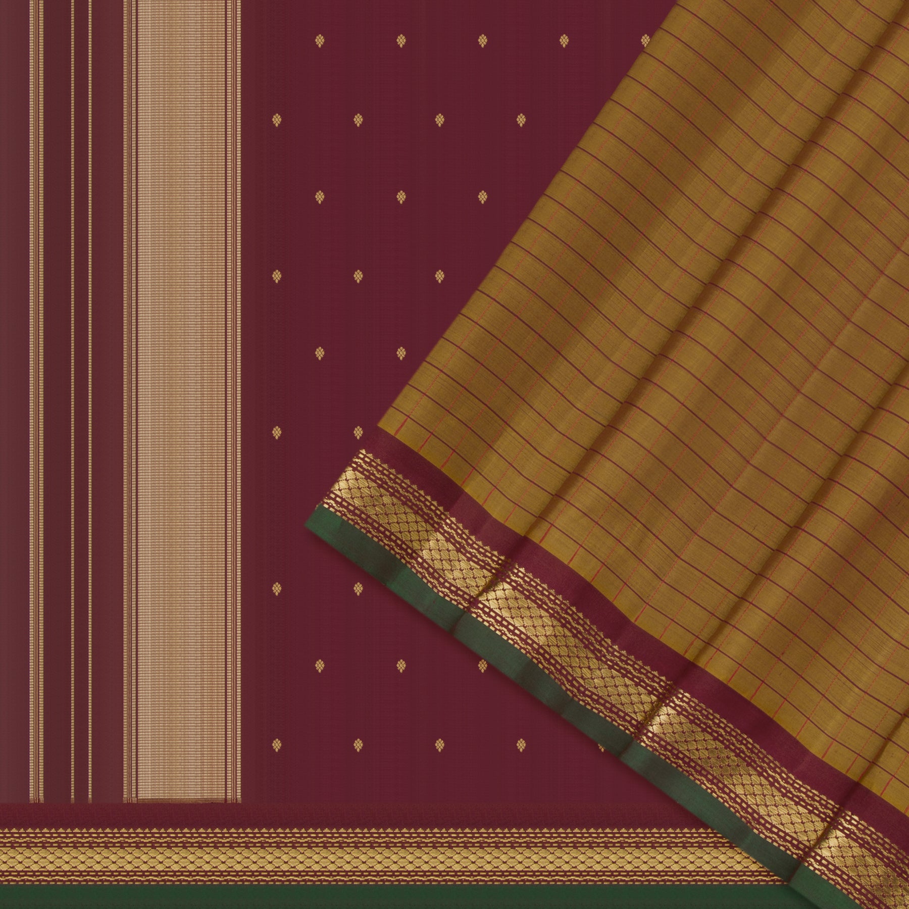 Kanakavalli Kanjivaram Silk Sari 24-611-HS001-01095 - Cover View