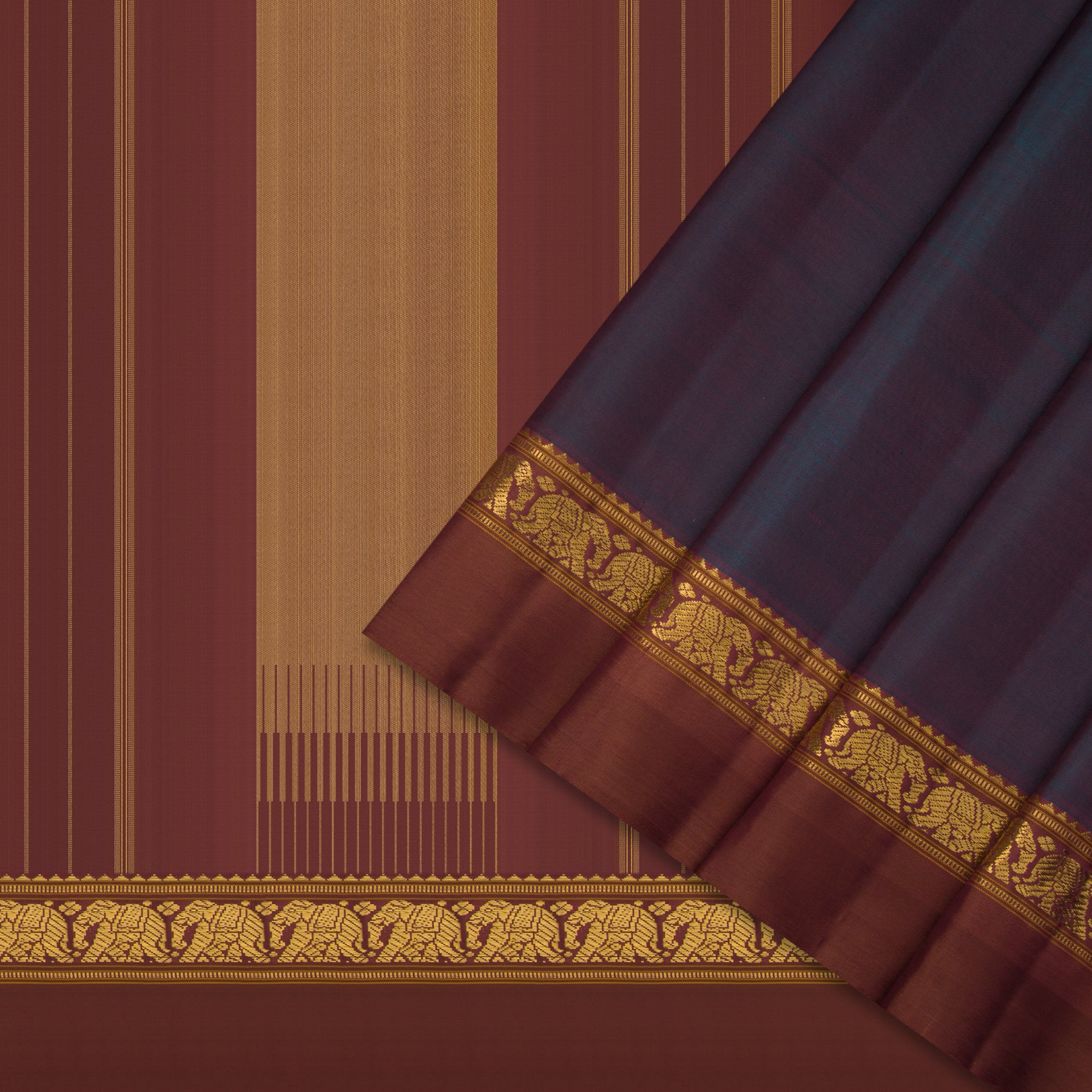 Kanakavalli Kanjivaram Silk Sari 24-611-HS001-01137 - Cover View