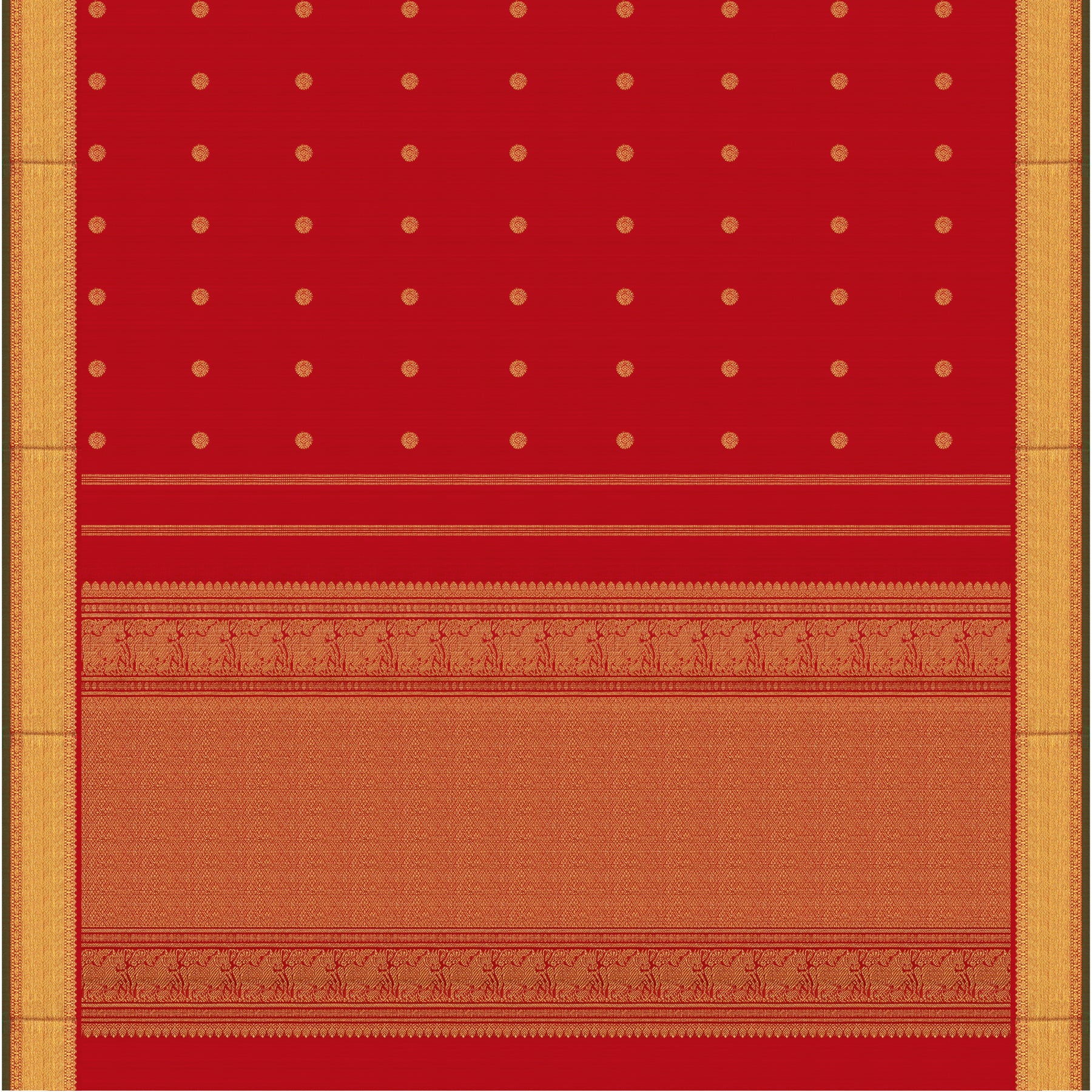 Kanakavalli Kanjivaram Silk Sari 24-611-HS001-01173 - Full View