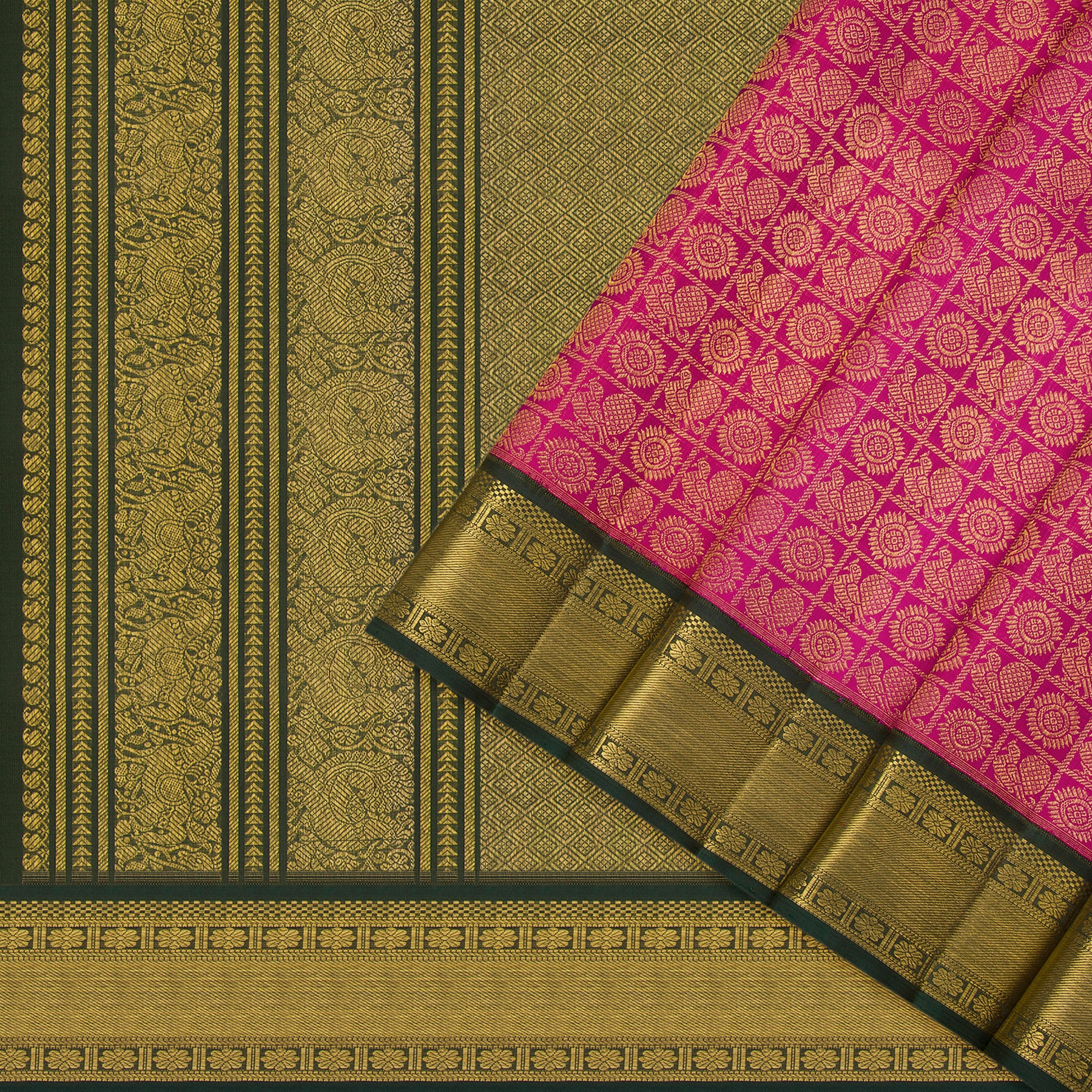 Kanakavalli Kanjivaram Silk Sari 24-611-HS001-02361 - Cover View