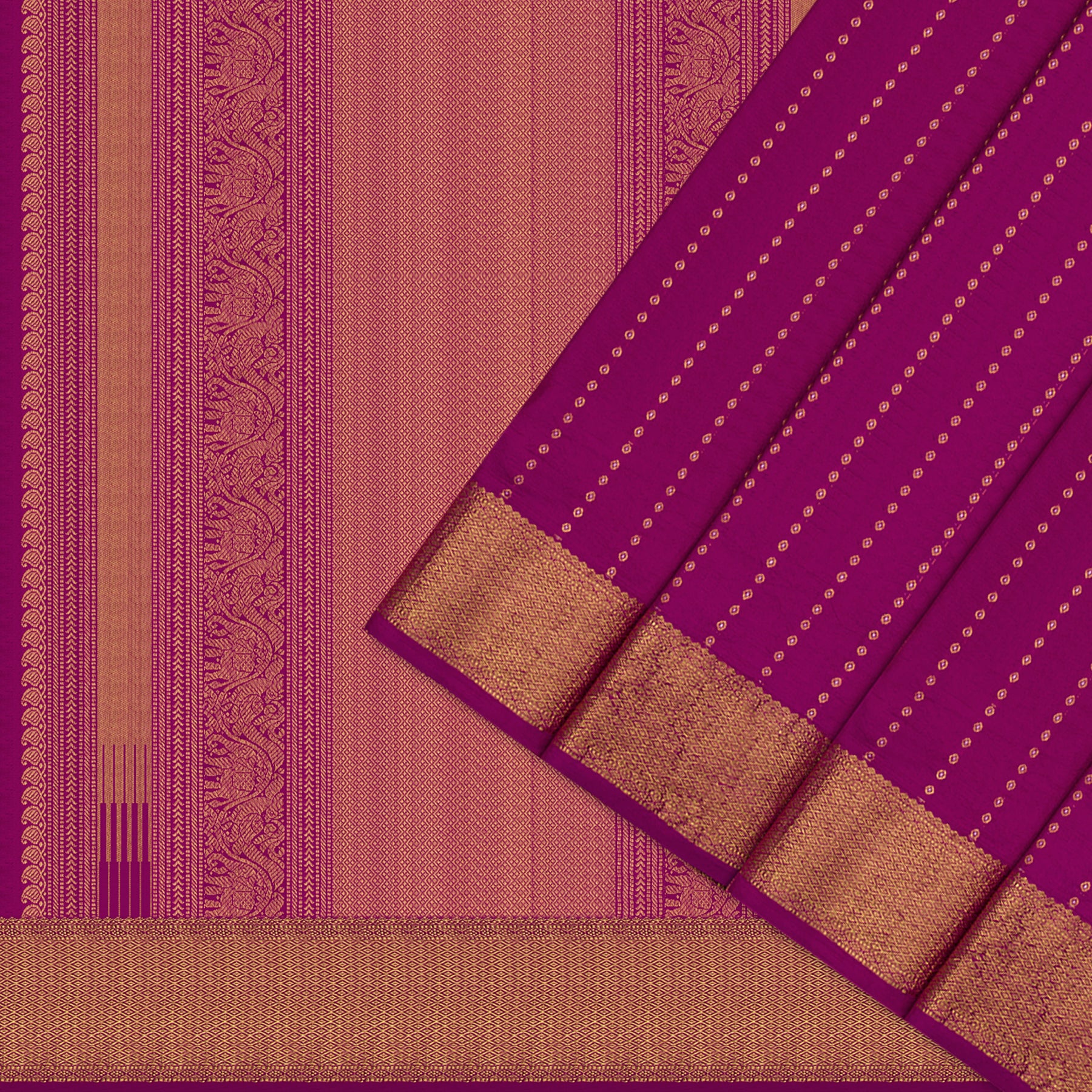 Kanakavalli Kanjivaram Silk Sari 24-611-HS001-02839 - Cover View