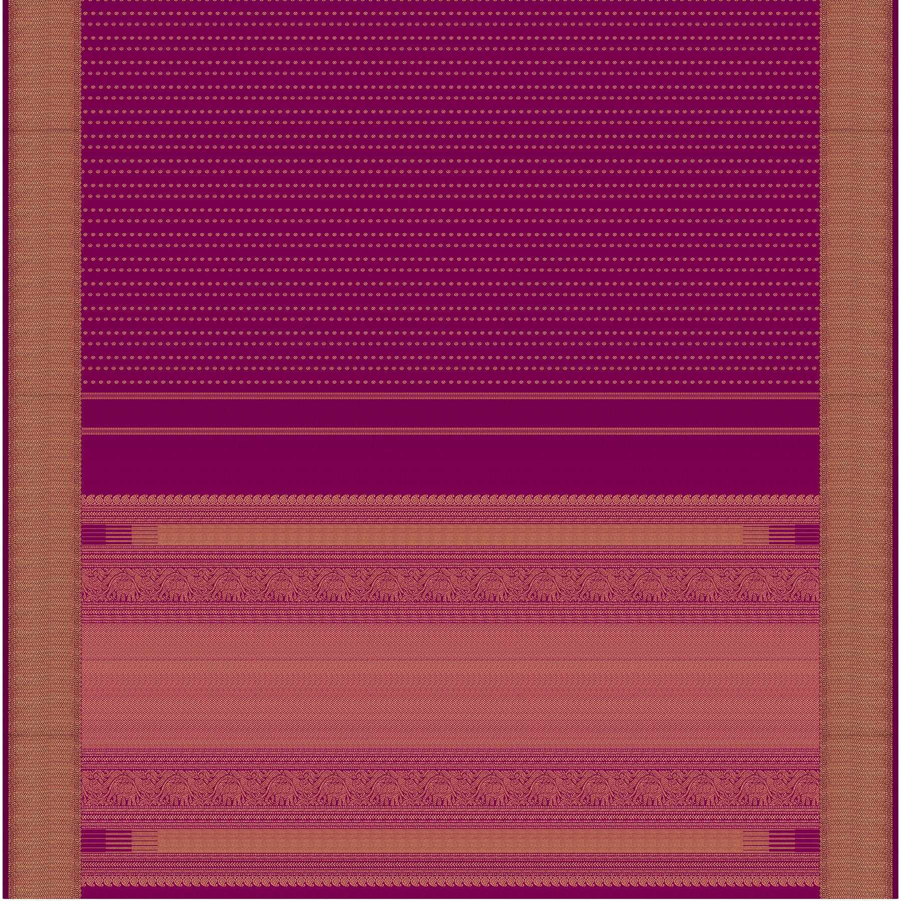 Kanakavalli Kanjivaram Silk Sari 24-611-HS001-02839 - Full View