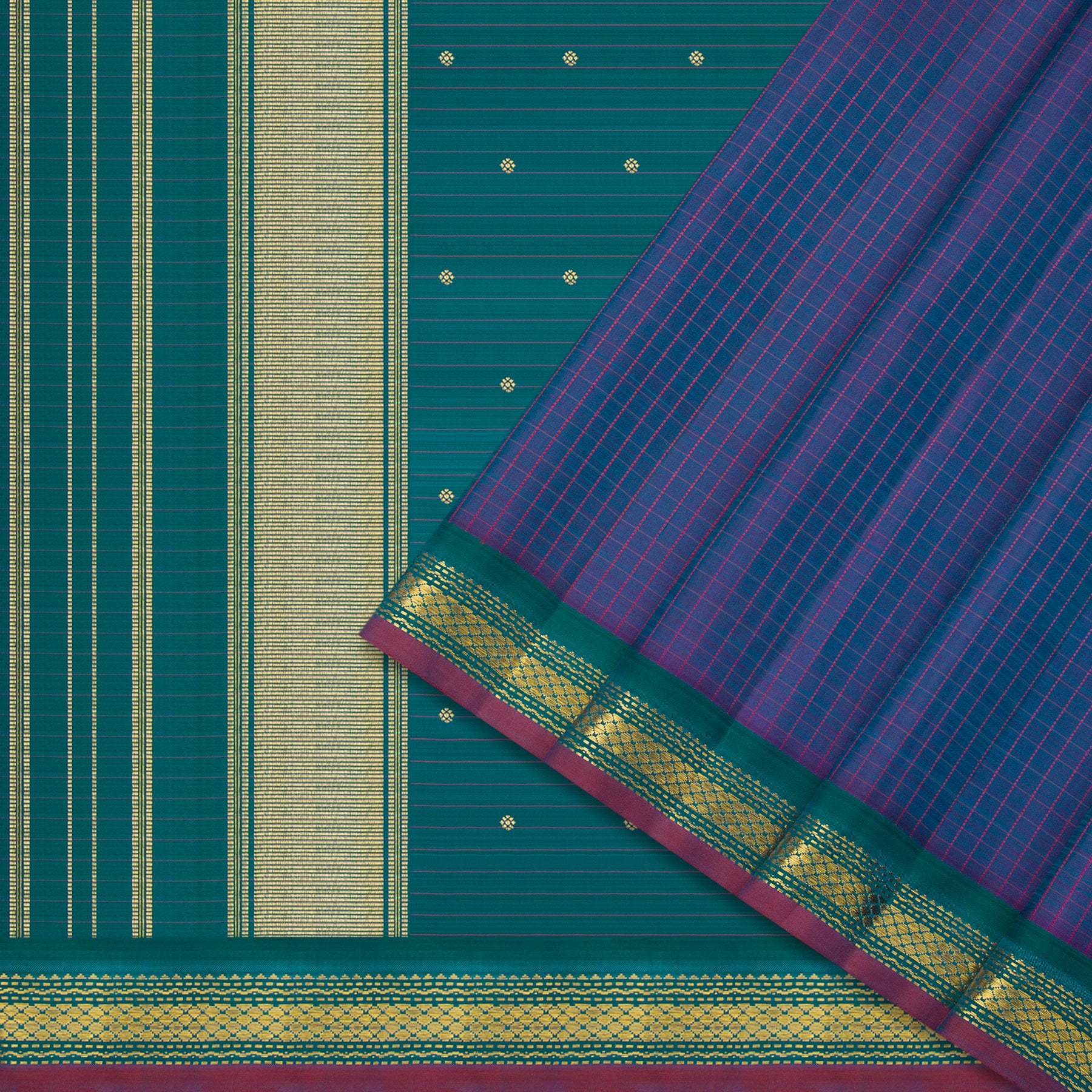 Kanakavalli Kanjivaram Silk Sari 24-611-HS001-03736 - Cover View