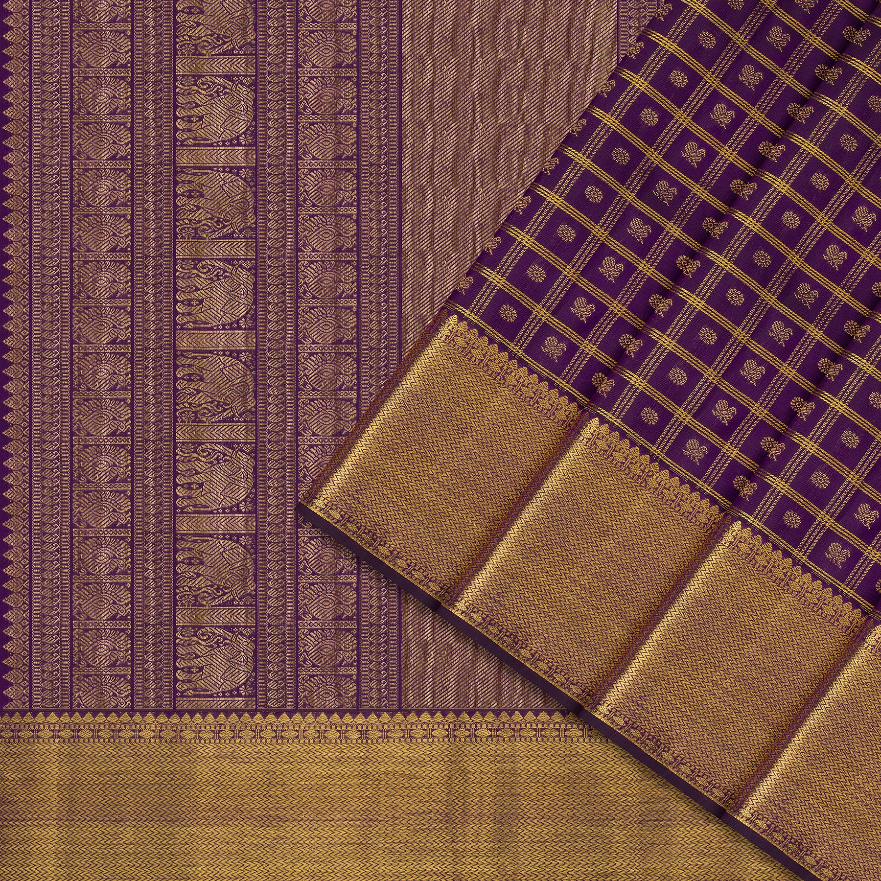 Kanakavalli Kanjivaram Silk Sari 24-611-HS001-03753 - Cover View